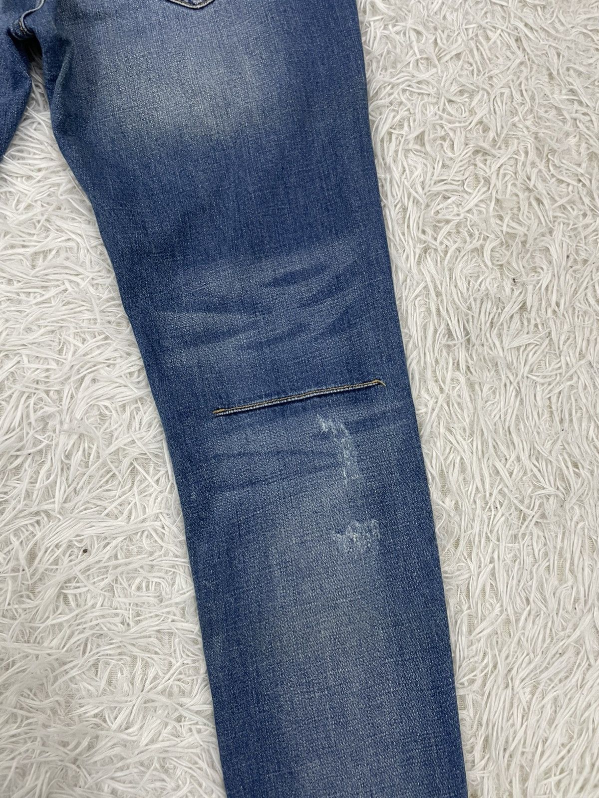 Number (N)ine Distress Number Nine Music Note Jeans Pant Size US 32 / EU 48 - 7 Thumbnail