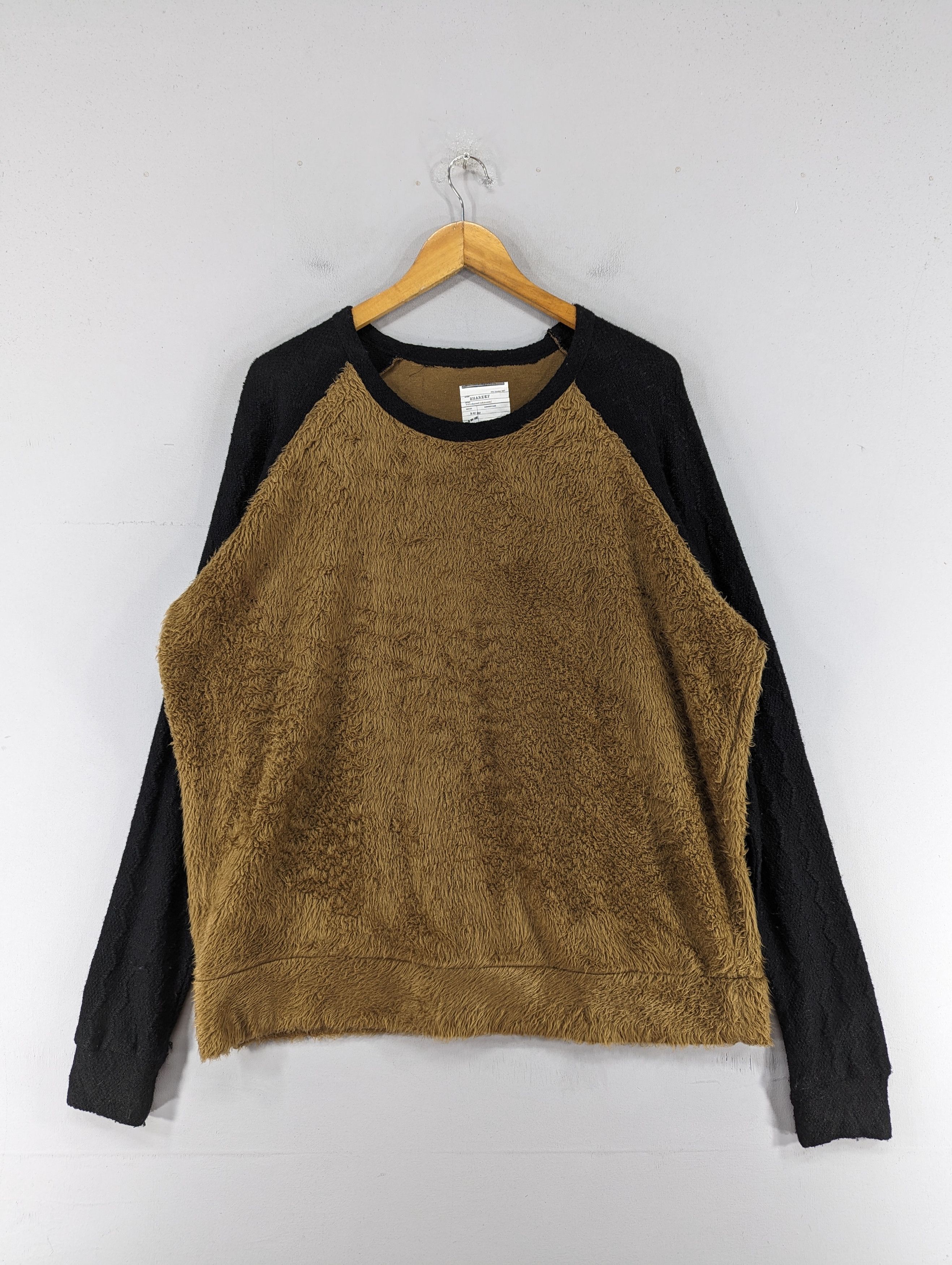 image of Avant Garde x Shareef 2007 Shareef Fleece Knit Sleeve Arm Crewneck, Men's (Size Large)