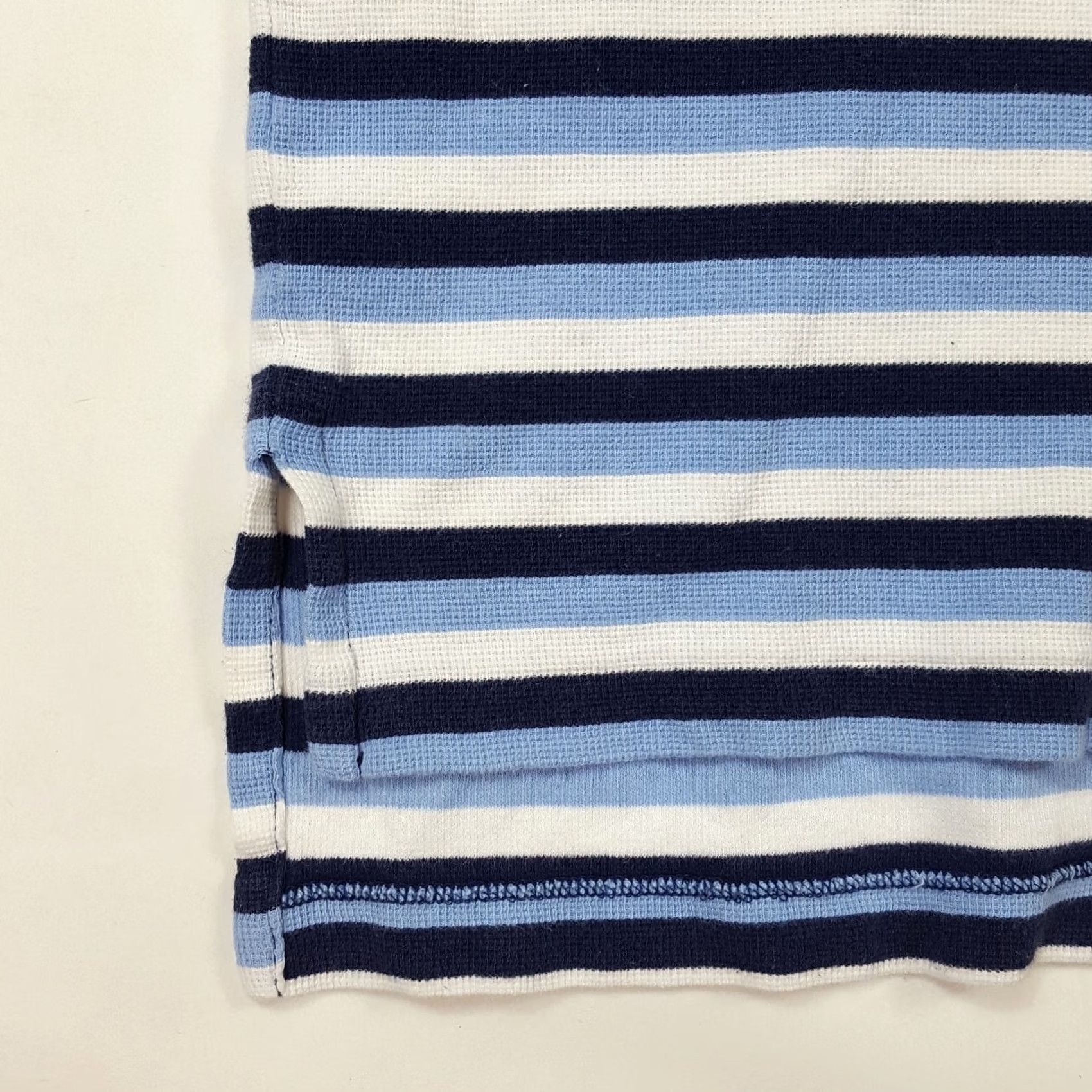 Polo Ralph Lauren VINTAGE Polo Ralph Lauren Blue Striped Collared Size XL Relaxed Polo Shirt Men Size US XL / EU 56 / 4 - 4 Thumbnail