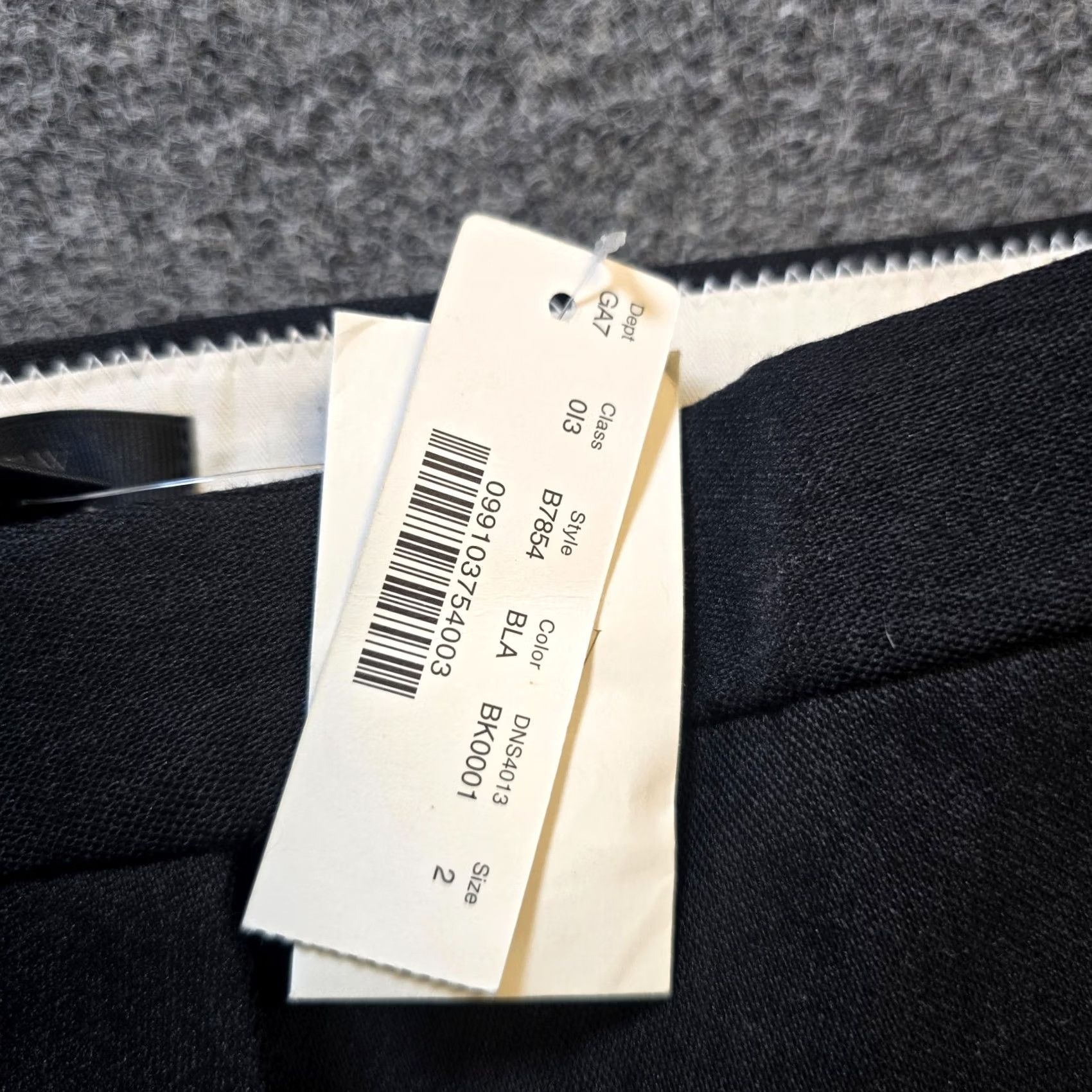 J.Crew J.CREW Pants Womens 2 Black Taper Skinny Stretch Regular Regular Pants Office Career Vintage: No Size 26" / US 2 / IT 38 - 5 Thumbnail