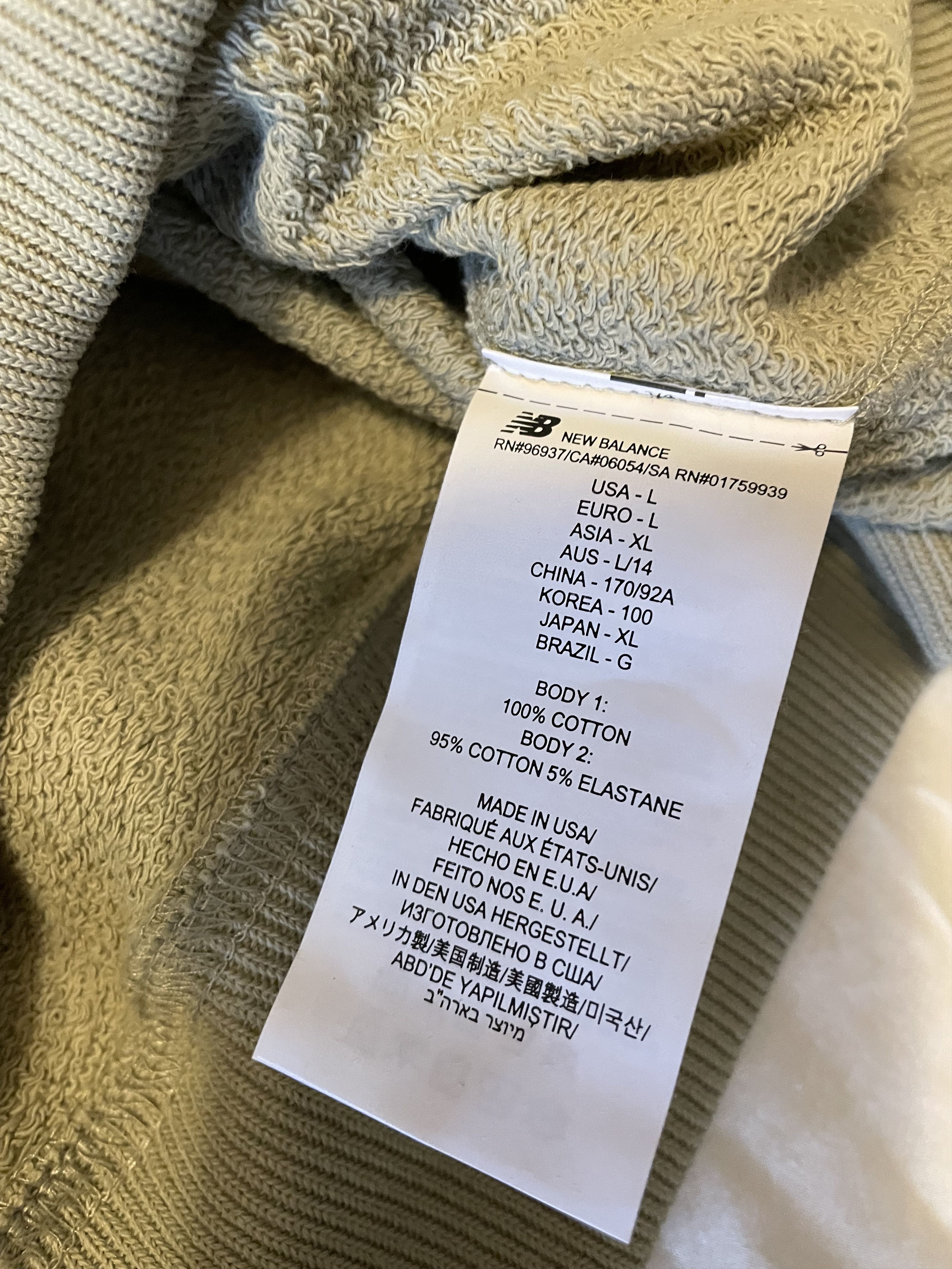 New Balance New Balance - Made in USA Hoodie - Large - Sage Green - NWT Size L / US 10 / IT 46 - 4 Thumbnail