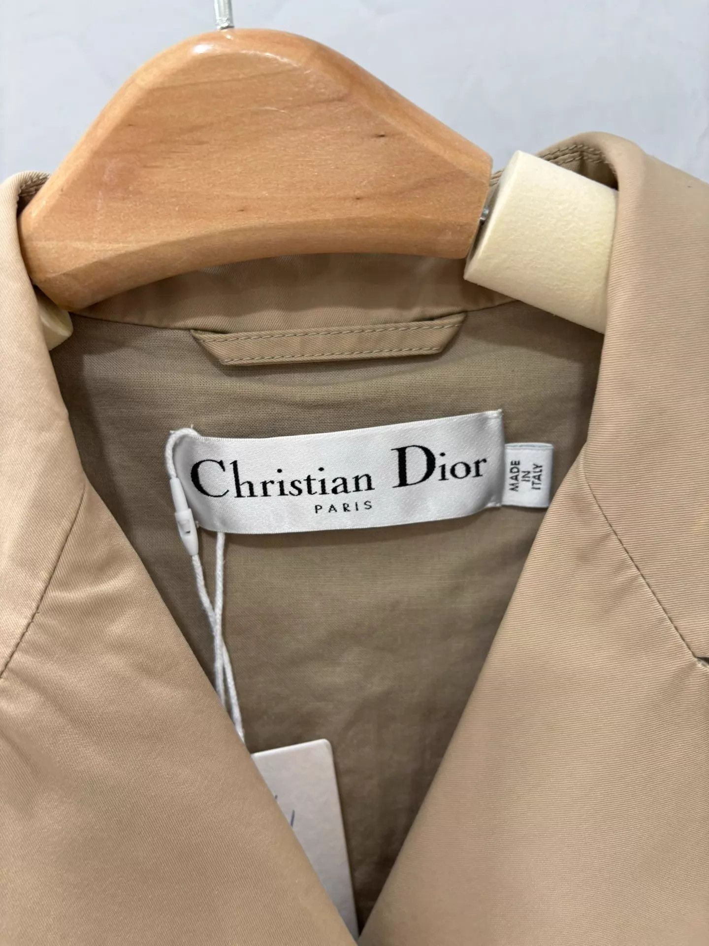 Dior Dior Bee Embroidered DB Belted Long Coat Vintage 36 Size XS / US 0-2 / IT 36-38 - 2 Thumbnail