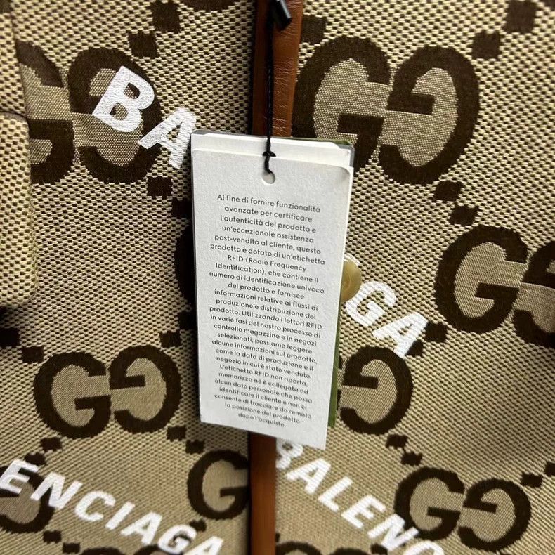 Gucci Gucci The latest brown full-print logo suit jacket 2501-Nex Size US M / EU 48-50 / 2 - 4 Thumbnail