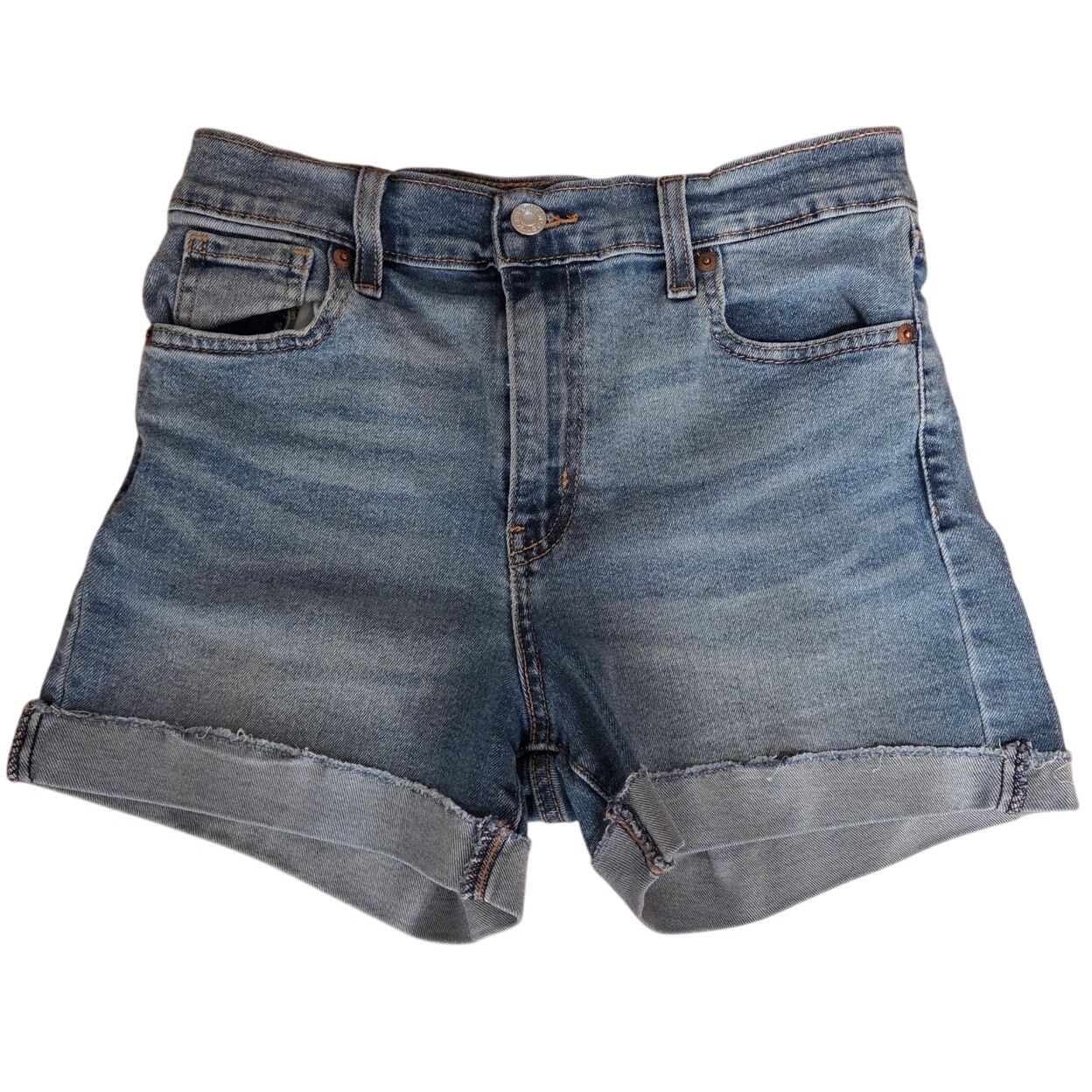 Levi's Levi's Denizen Vintage High Rise Denim Jean Shorts Size 26" / US 2 / IT 38 - 1 Thumbnail
