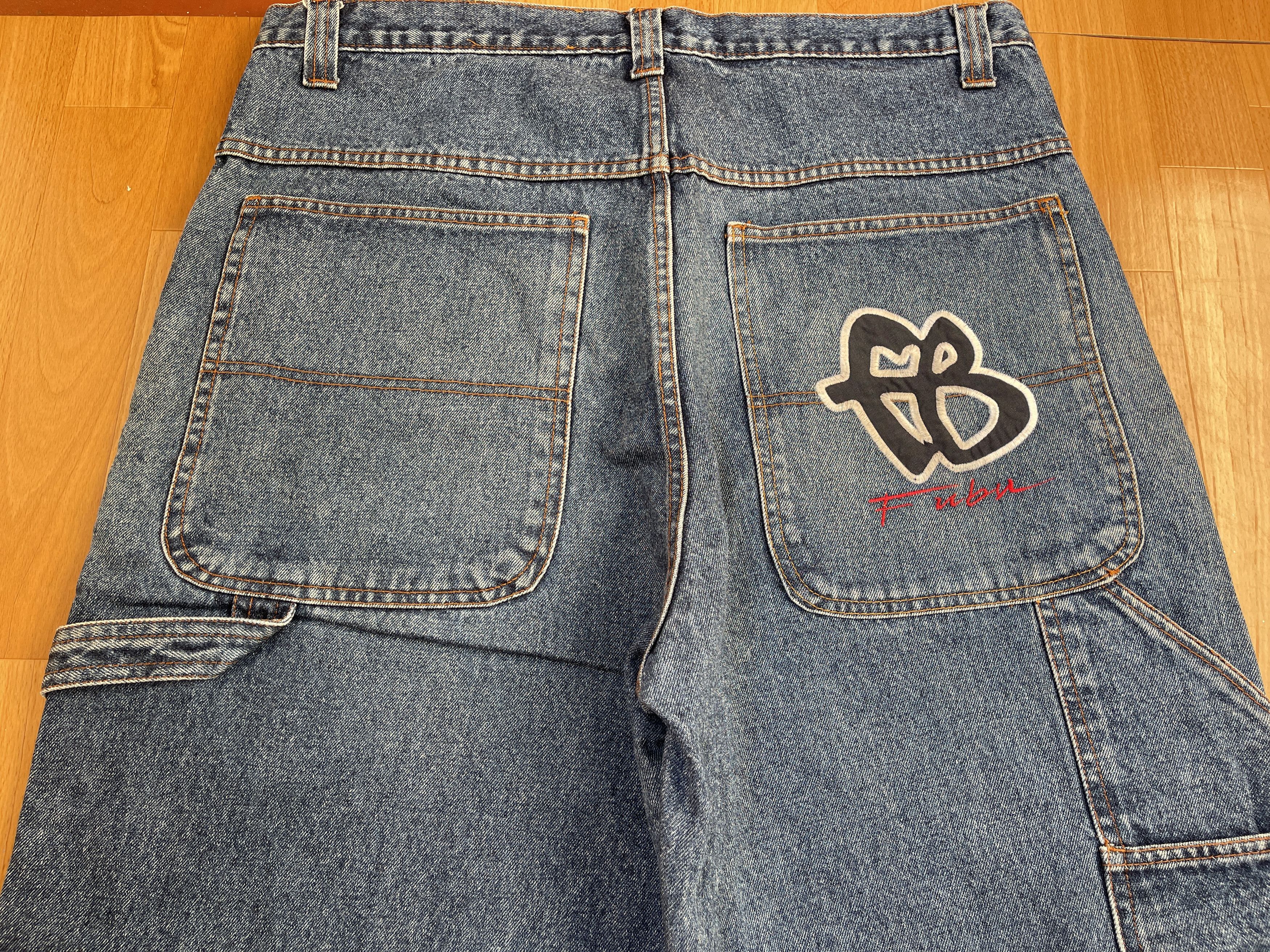 Fubu FUBU jeans, vintage baggy jeans, 90s hip hop skater Y2K 38 Size US 38 / EU 54 - 5 Thumbnail
