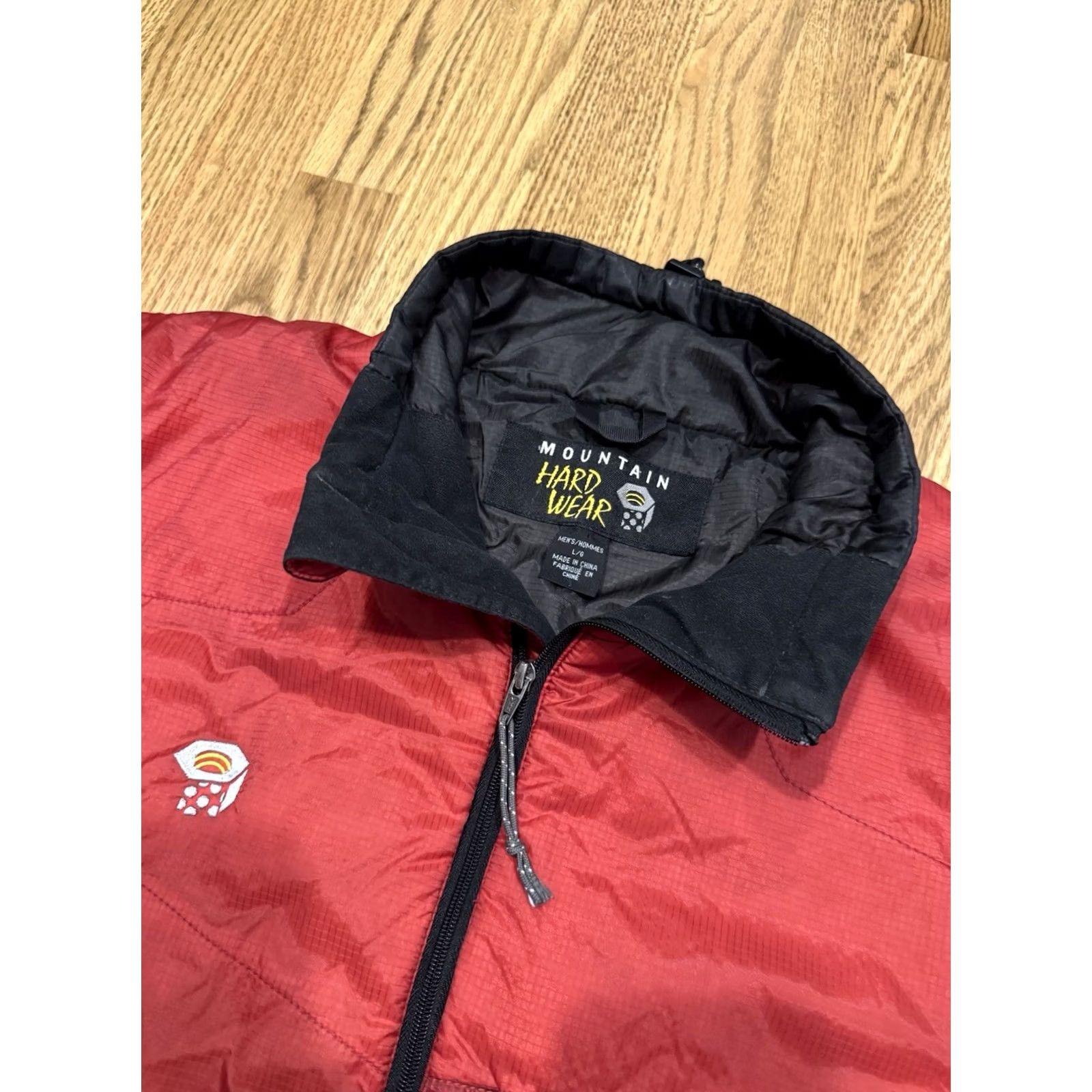 Mountain Hardwear Mountain Hardwear Primaloft Jacket Men’s L Red Full Zip Pockets Insulated Nylon Shell Size US L / EU 52-54 / 3 - 4 Thumbnail