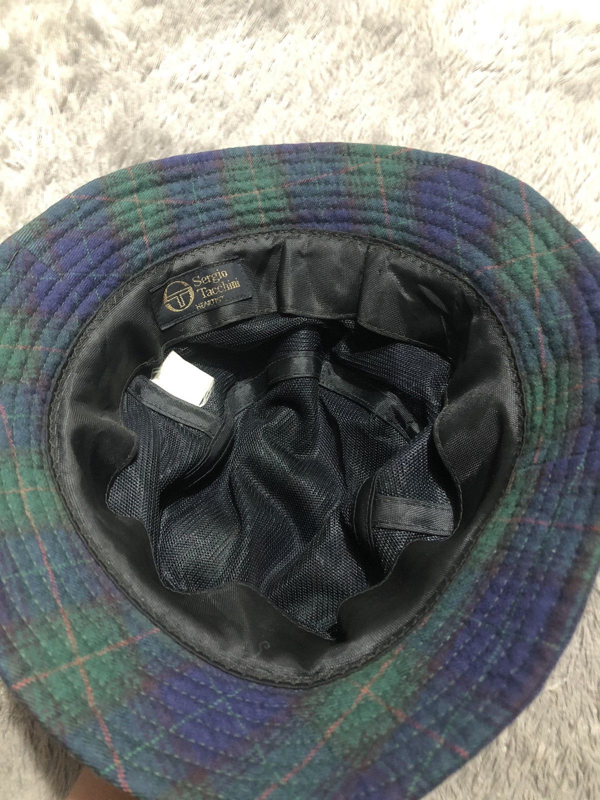 Sergio Tacchini × Vintage BUCKET HAT SERGIO TACCHINI BLUE/GREEN Size ONE SIZE - 5 Thumbnail