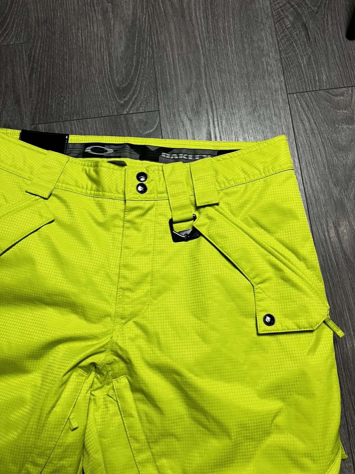 Oakley Oakley Vintage Techwear Ski Pants Neon Lime Green Cyber Y2K Size US 34 / EU 50 - 5 Thumbnail
