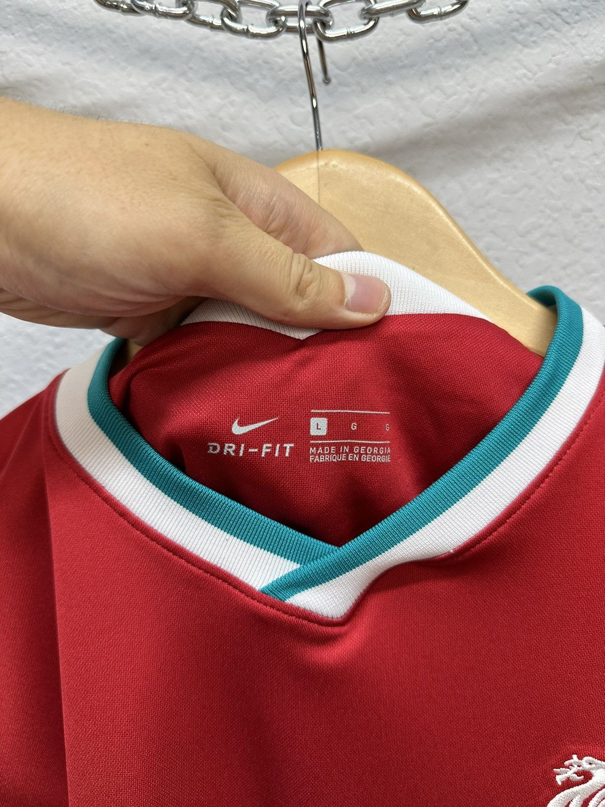 Vintage Nike Liverpool 2020 2021 Home Football Shirt Soccer Jersey Size US L / EU 52-54 / 3 - 6 Thumbnail
