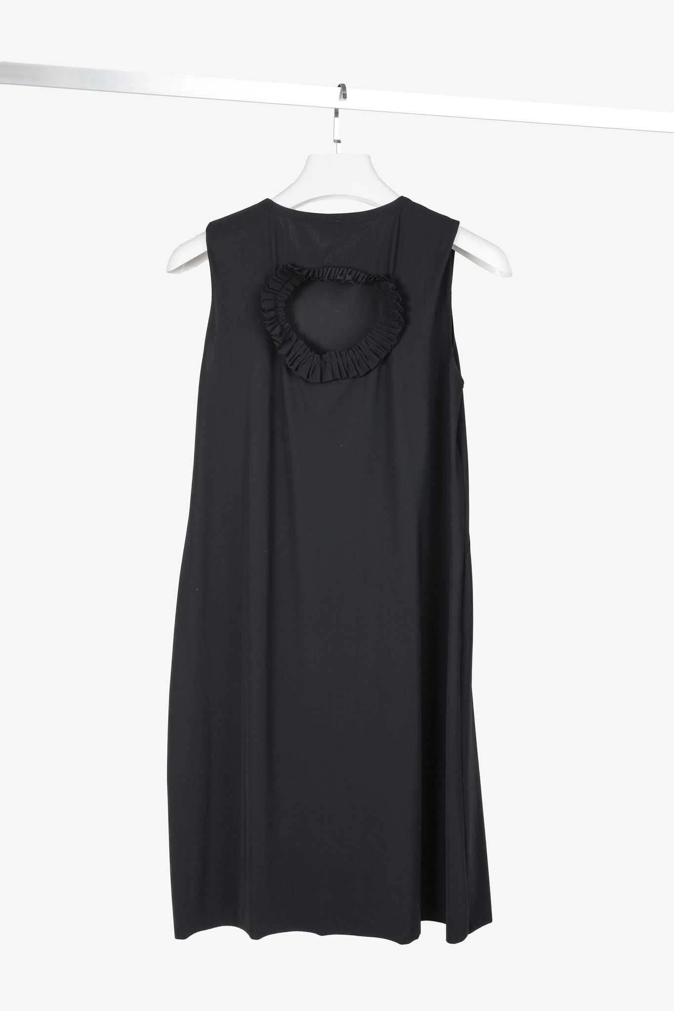 Marie Saint Pierre Marie Saint Pierre Black Cut-Out Back Dress Size M / US 6-8 / IT 42-44 - 2 Thumbnail