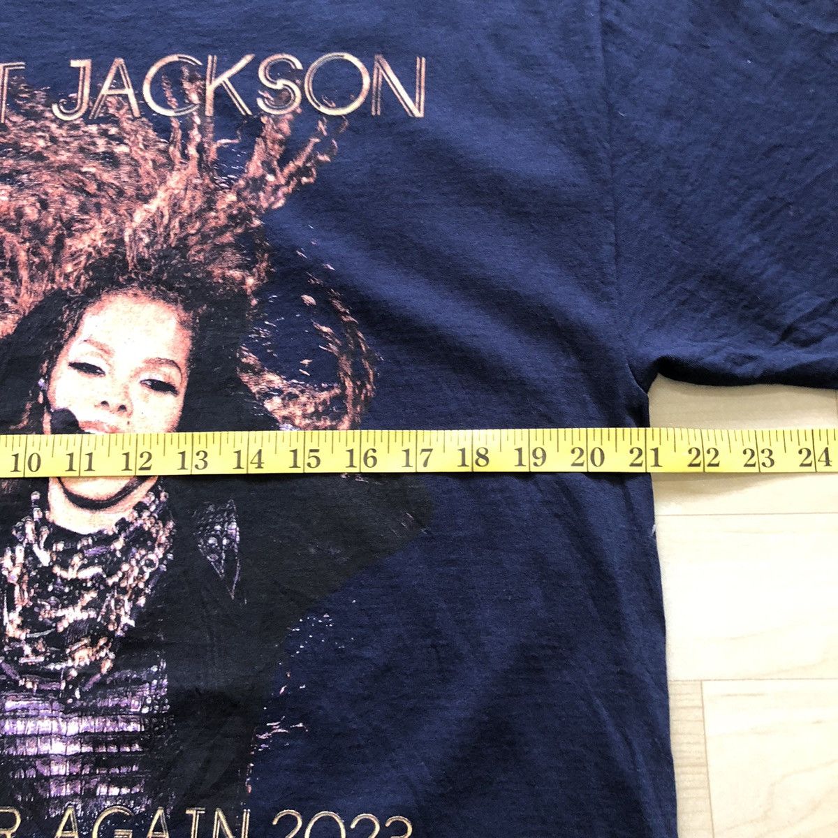 Rap Tees Janet Jackson Together Again Tour 2023 TShirt Size US L / EU 52-54 / 3 - 6 Thumbnail