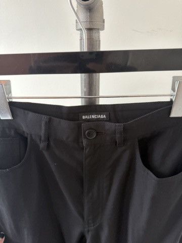 Balenciaga Wide Wool 5-Pocket Trousers Size US 28 / EU 44 - 3 Thumbnail