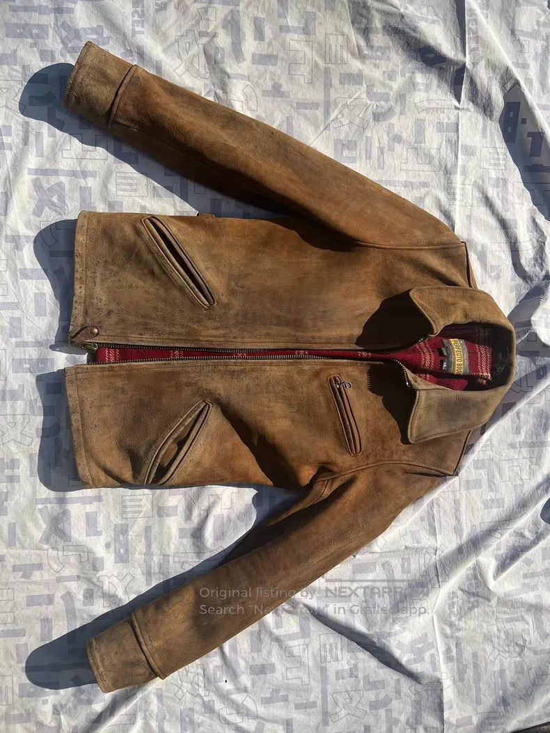 Schott Schott Oil-soaked motorcycle leather jacket Size US XS / EU 42 / 0 - 7 Thumbnail