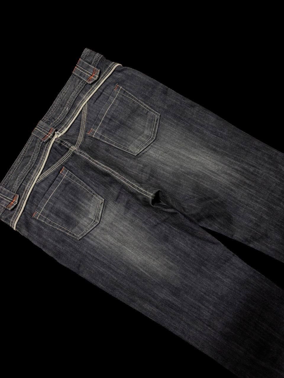 GOSTAR DE FUGA FLARE Vintage Lacoupe Pour Remme Japan Designer Mudwash Jean Size US 34 / EU 50 - 18 Thumbnail