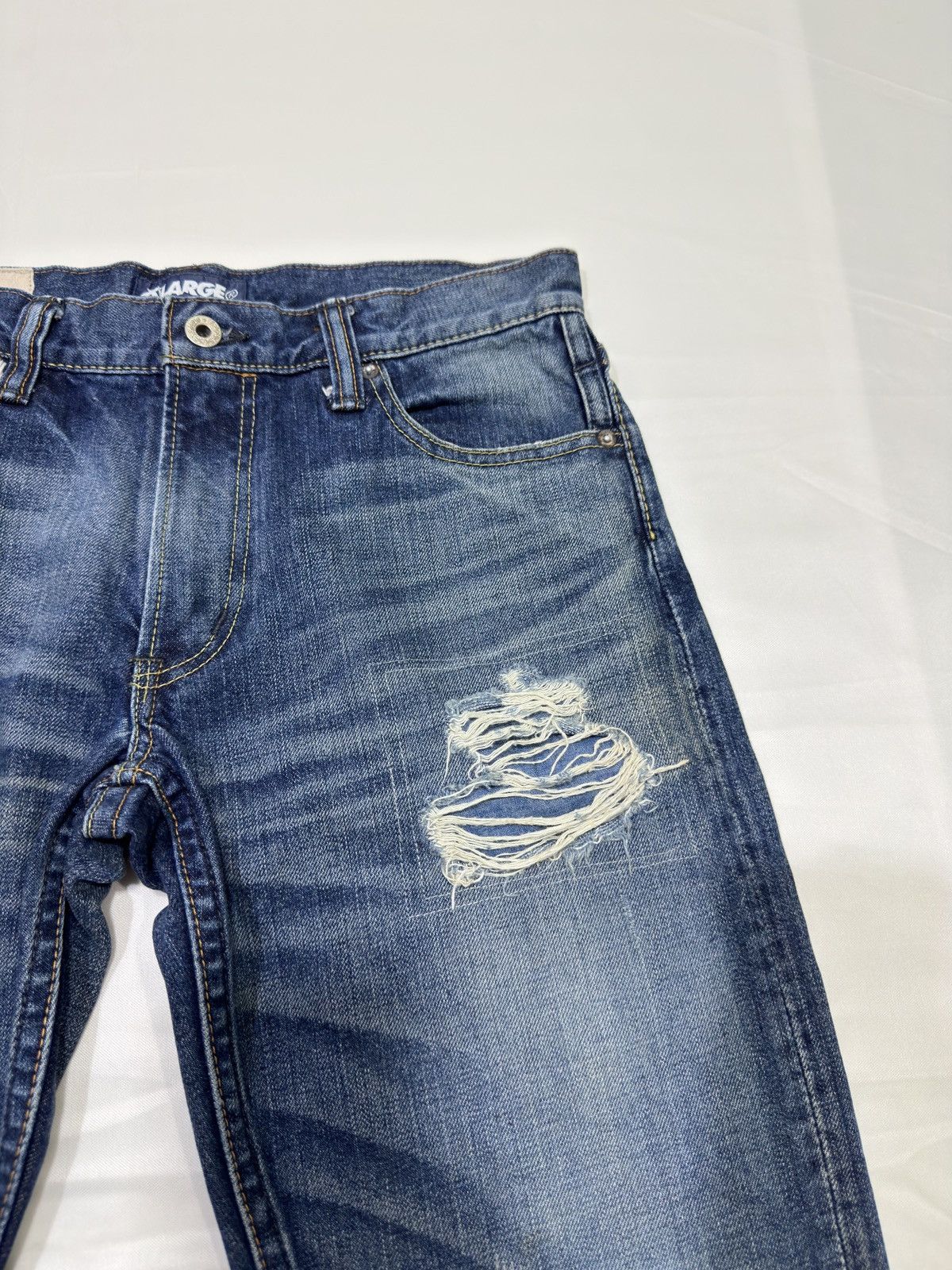 X-LARGE Japanese Brand Xlarge patch jeans Size US 30 / EU 46 - 11 Thumbnail