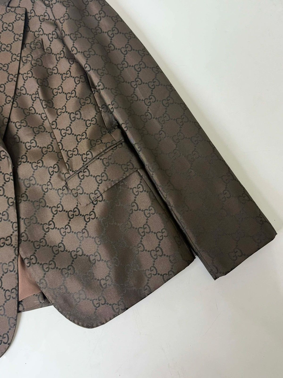 Gucci Gucci by Tom Ford 1998 Monogram Suit Blazer Size M / US 6-8 / IT 42-44 - 5 Thumbnail