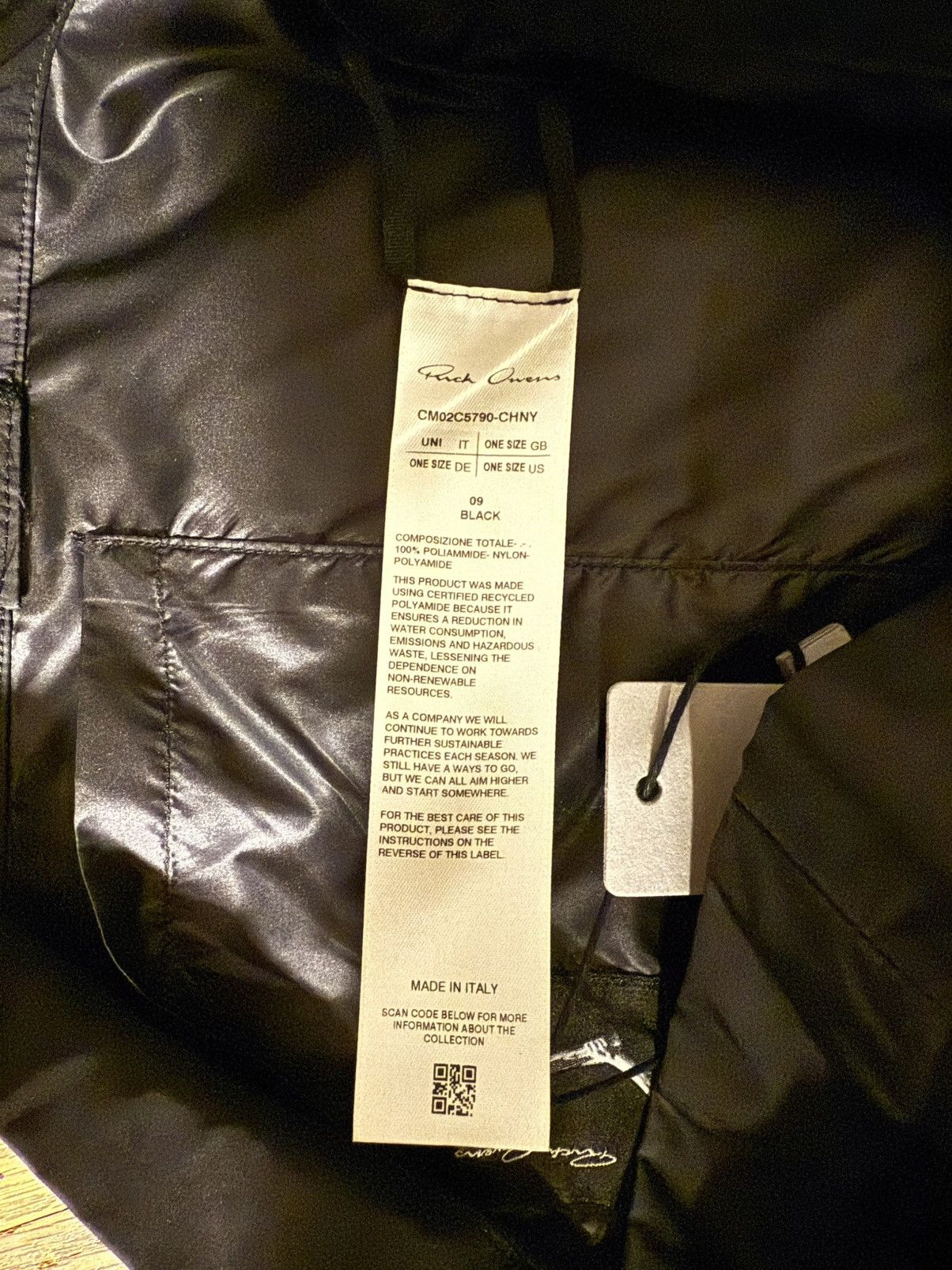Rick Owens Rick Owens Champion Pentagram Tote Bag Size ONE SIZE - 5 Thumbnail