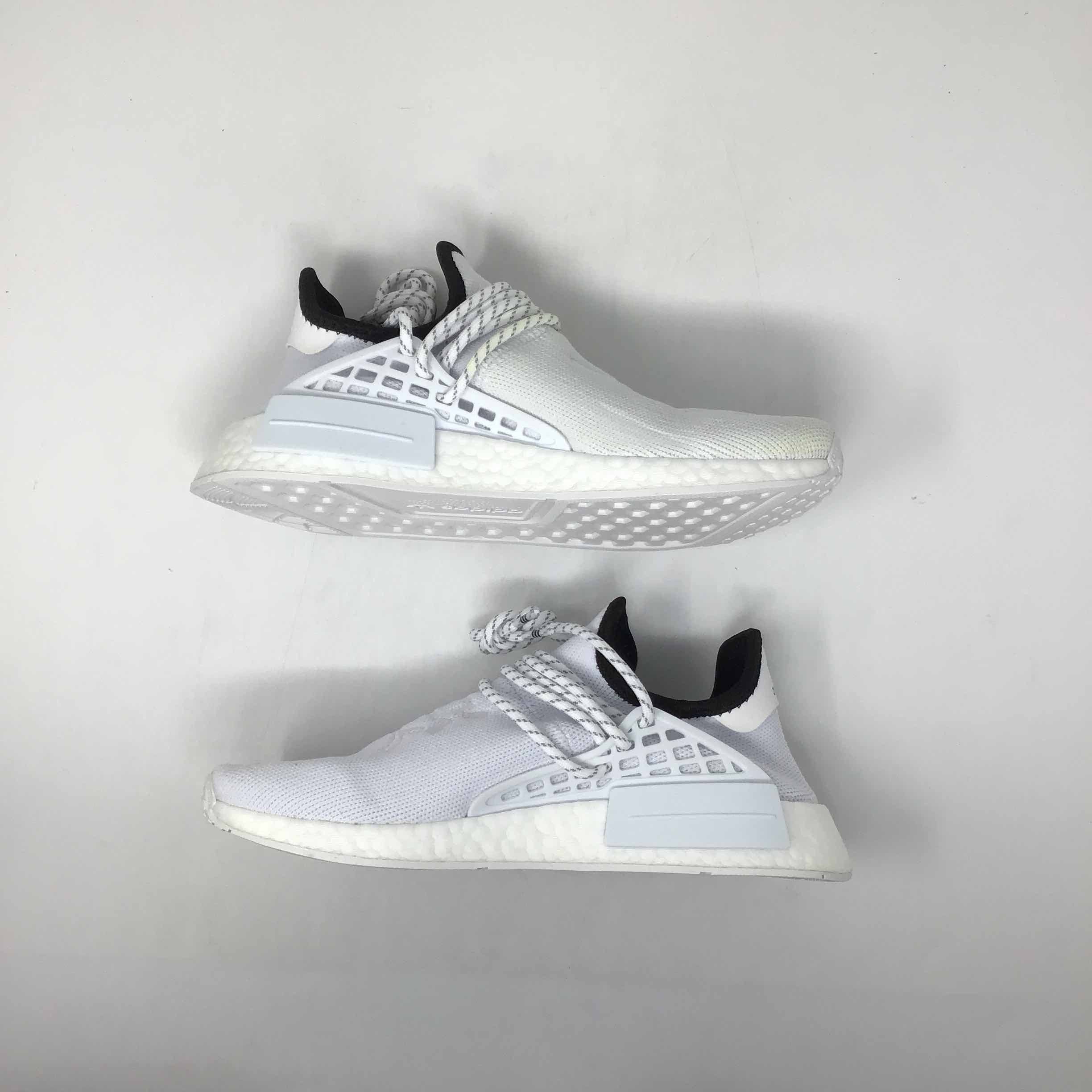 Shoe Nmd Hu Core White Adidas Pharrell X NMD Human Race Core 