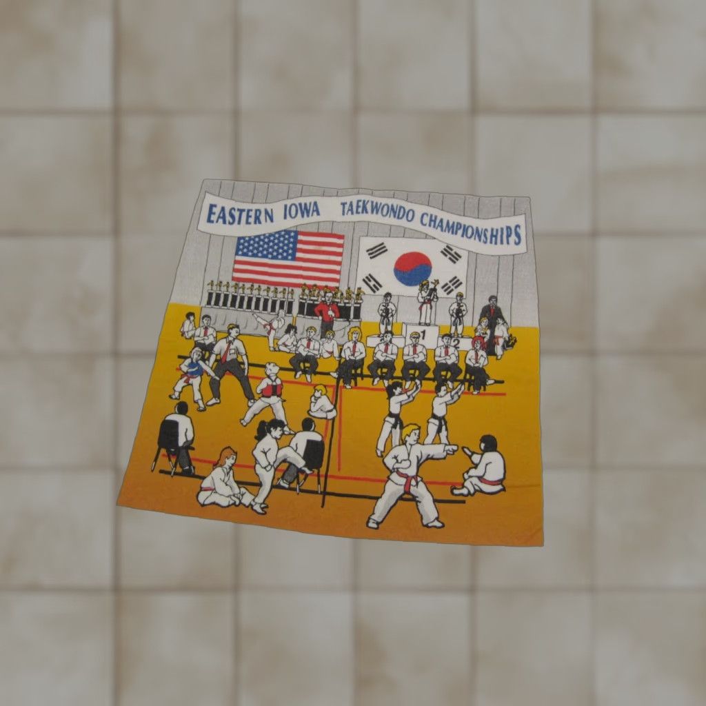 Fruit Of The Loom VINTAGE Fruit of the Loom Shirt Adult 2XL White Mens USA 80s Taekwondo Championship Shirt Size US XXL / EU 58 / 5 - 1 Thumbnail