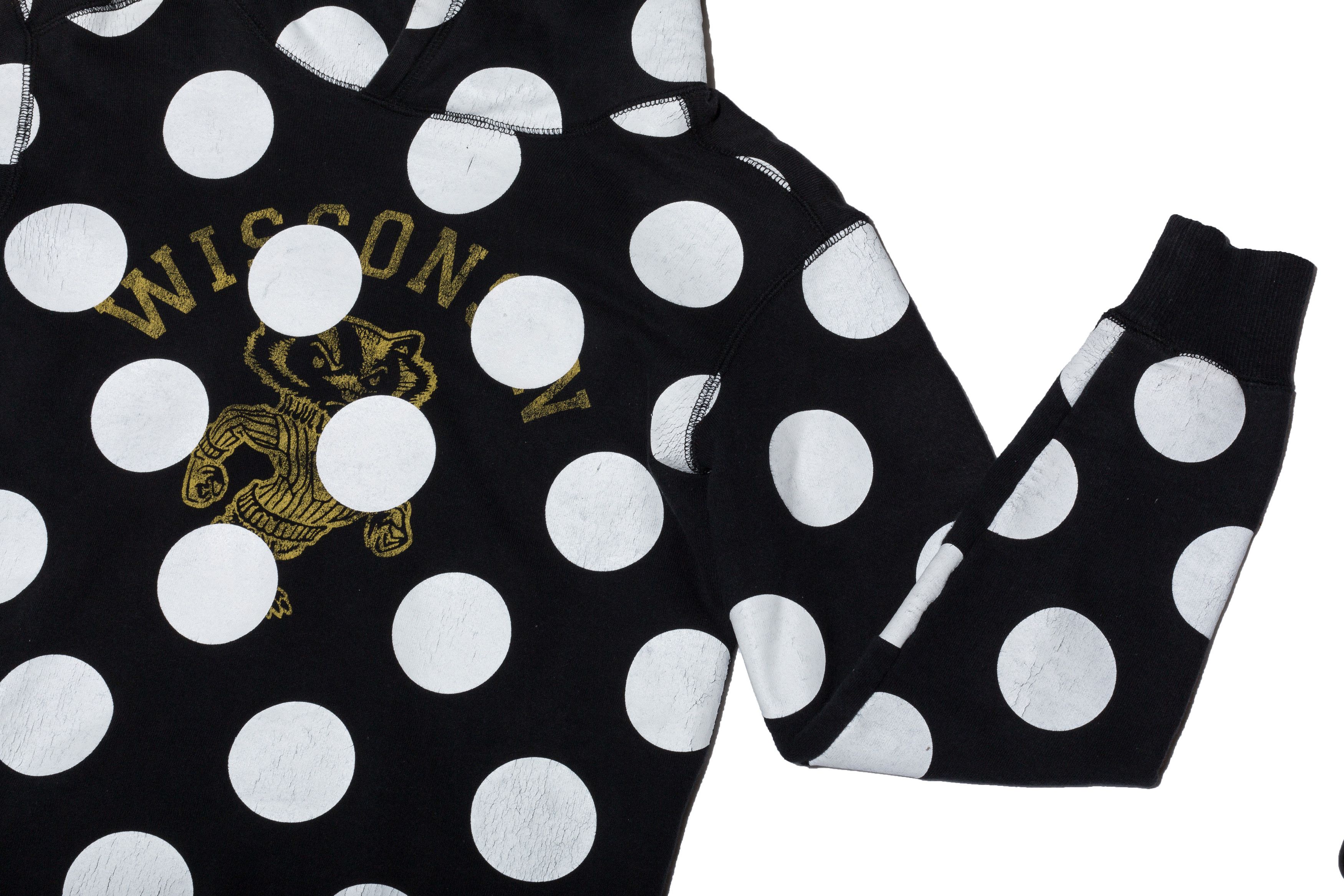Sasquatchfabrix WISCONSIN POLKA DOT COLLEGE HOODIE Size US S / EU 44-46 / 1 - 3 Thumbnail