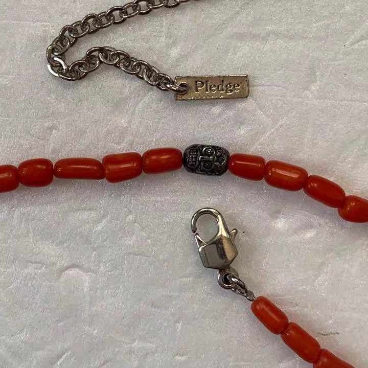 Pledge Pledge Discontinued Vintage Japanese Glass Bead Necklace K11 Size ONE SIZE - 2 Thumbnail