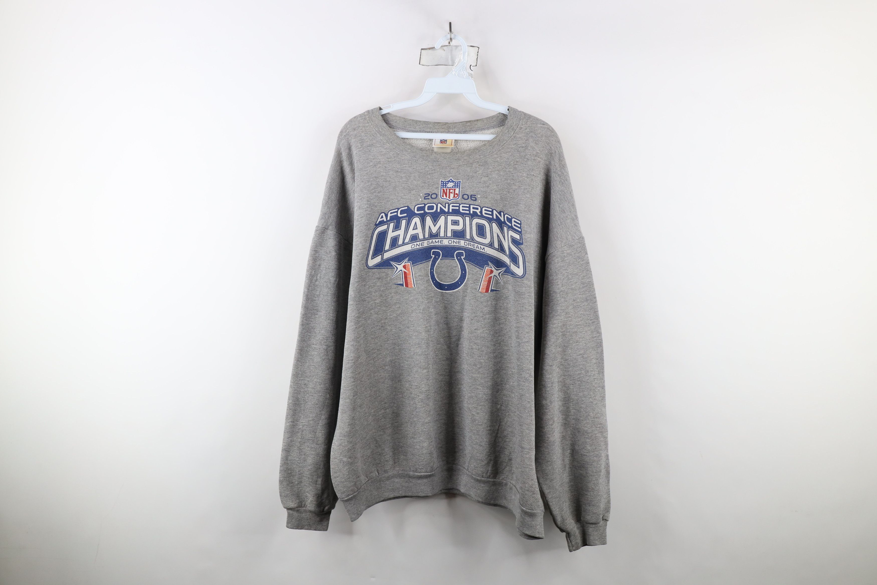 Vintage Vintage Y2K 2006 Indianapolis Colts Football Sweatshirt Gray Size US XXL / EU 58 / 5 - 1 Thumbnail