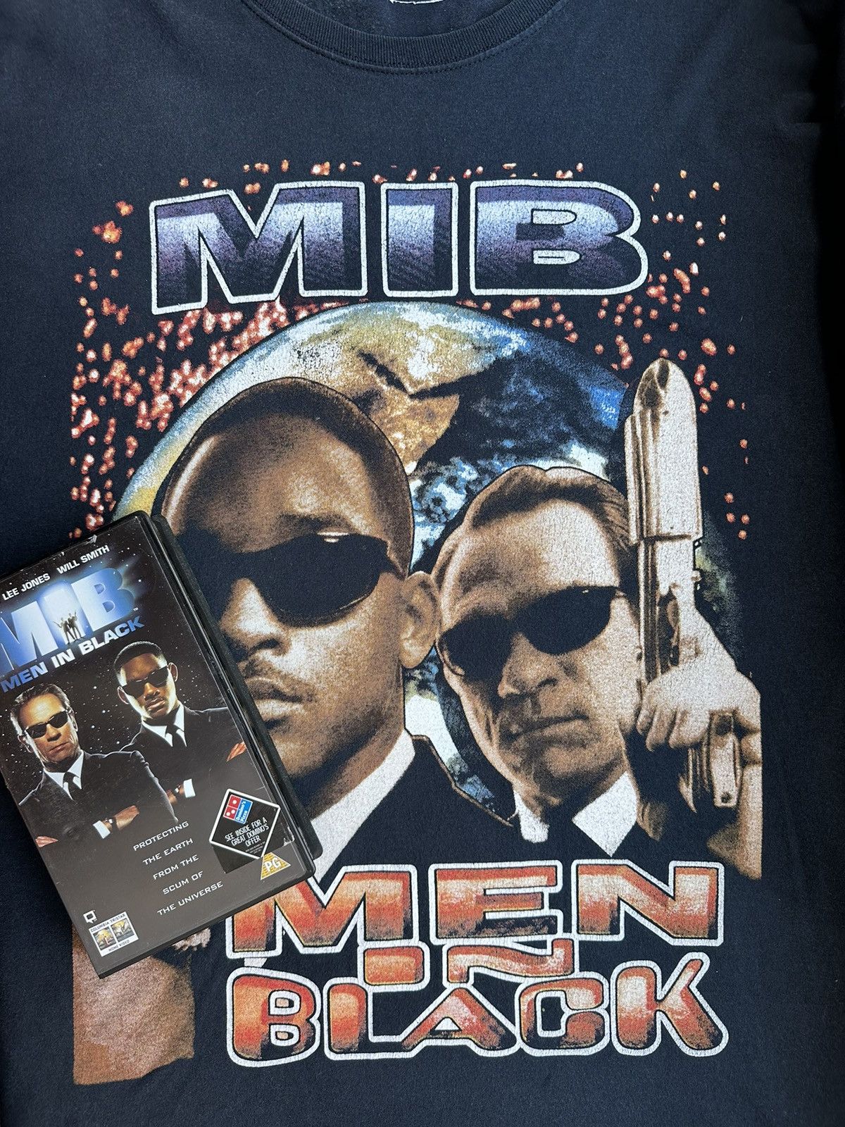 Rap Tees × Vintage Vintage MEN IN BLACK rap tee Size US XL / EU 56 / 4 - 5 Thumbnail