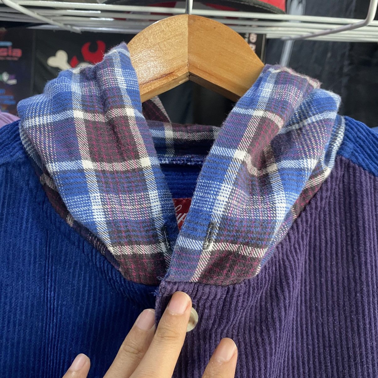 Supreme Supreme SS17 Hooded Color Blocked Corduroy Shirt Size US M / EU 48-50 / 2 - 11 Thumbnail