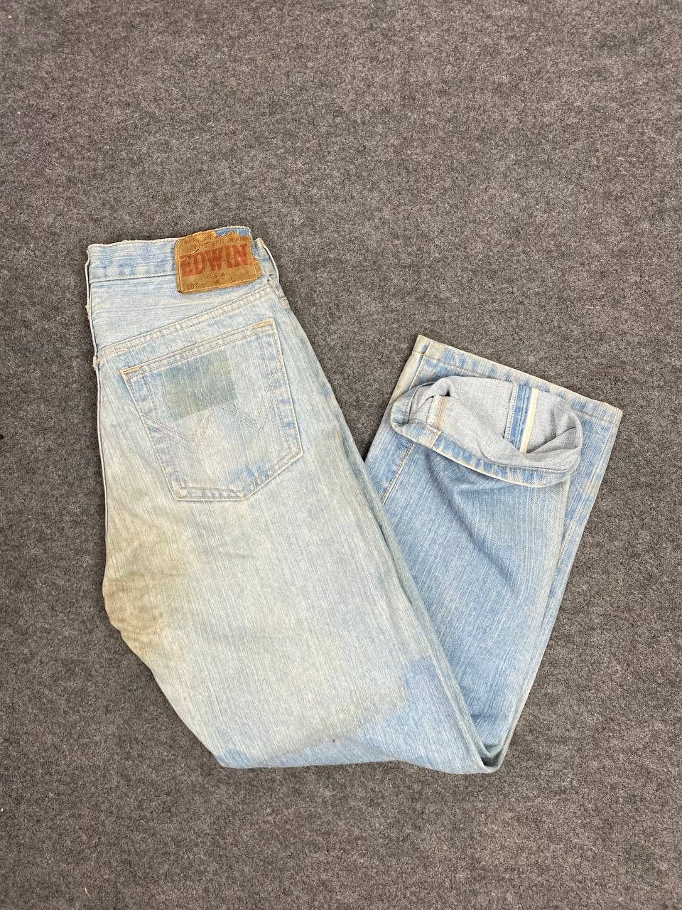 Edwin vintage edwin made in usa half selvedge denim scovill zipper Size US 30 / EU 46 - 2 Thumbnail
