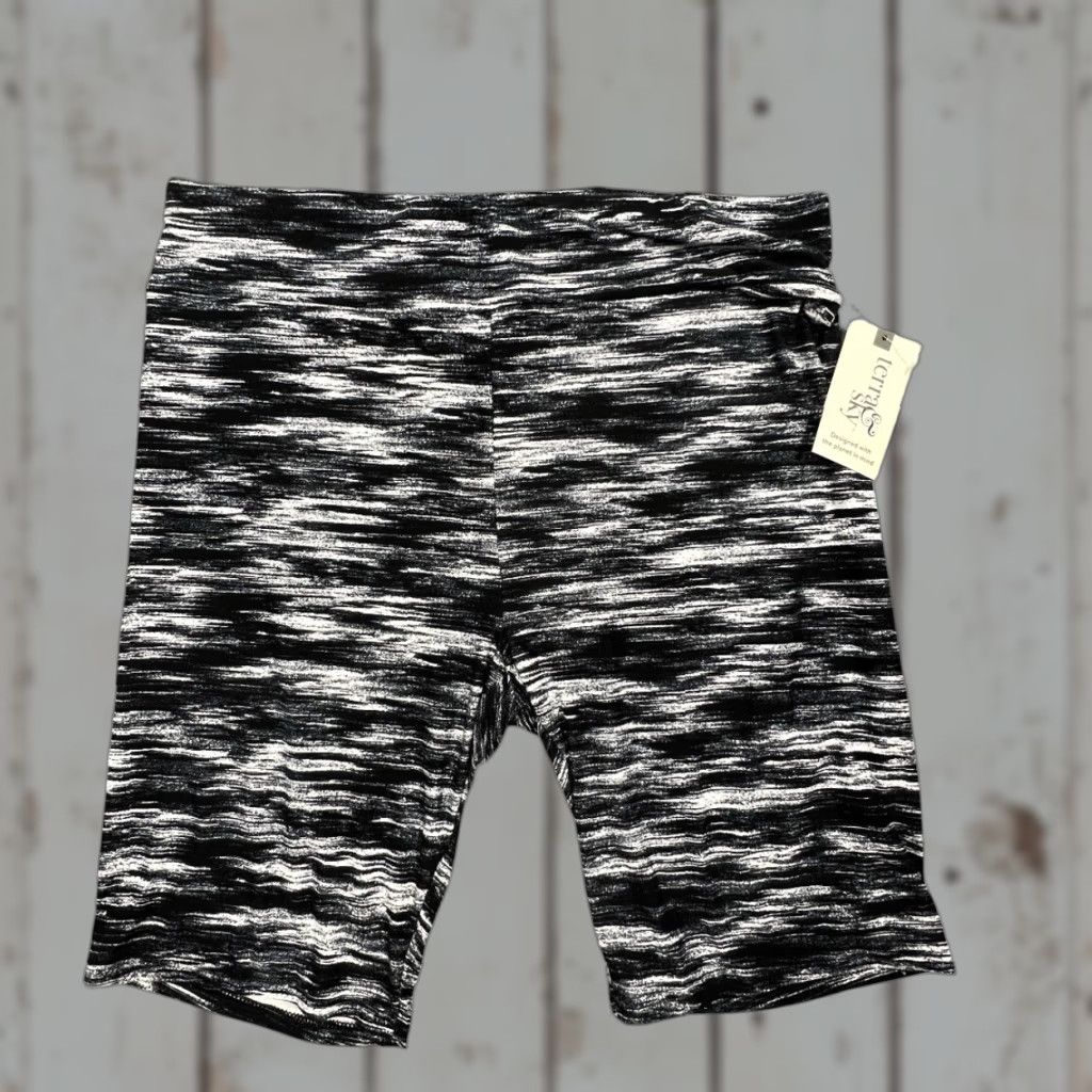Vintage TERRA & SKY Biker Shorts Women 1X (16-18W) Spandex Polyester Pull On NWT Size 40" / US 18 - 1 Thumbnail