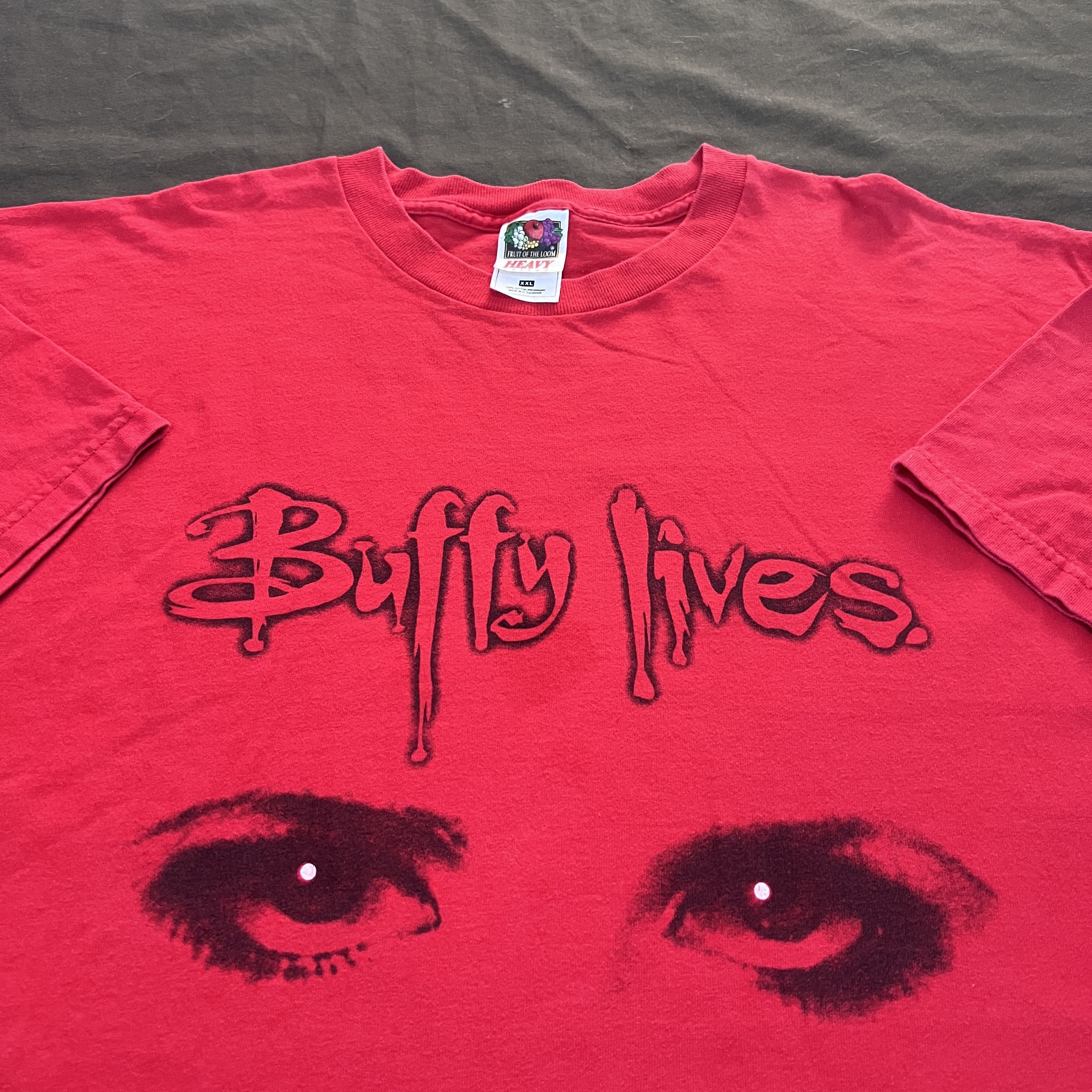 Expert Horror Vintage Y2K Buffy Vampire Slayer Buffy Lives Movie Tee 2XL Size US XXL / EU 58 / 5 - 1 Thumbnail