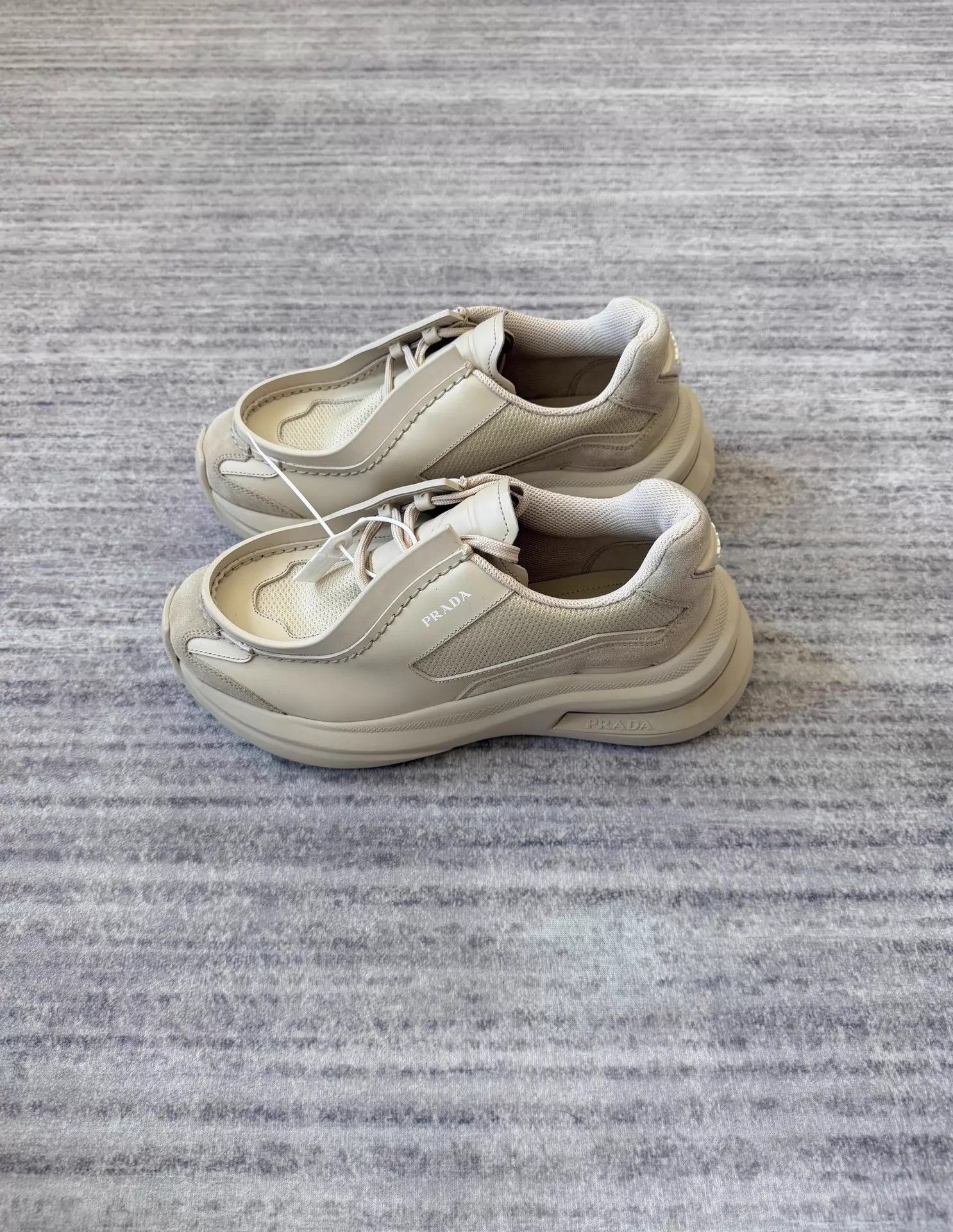 Prada Prada Raf Simons Brushed Sneaker Sand UK6 (40-41) 10/10 Size US 7.5 / EU 40-41 - 3 Thumbnail