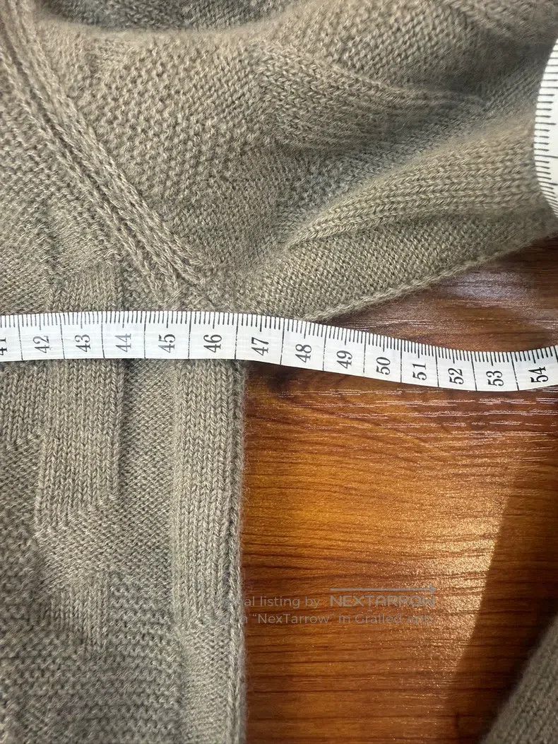 Hermes Hermes Elephant Grey Wool Knit Sweater, Size 42, 100% Pure Size S / US 4 / IT 40 - 5 Thumbnail