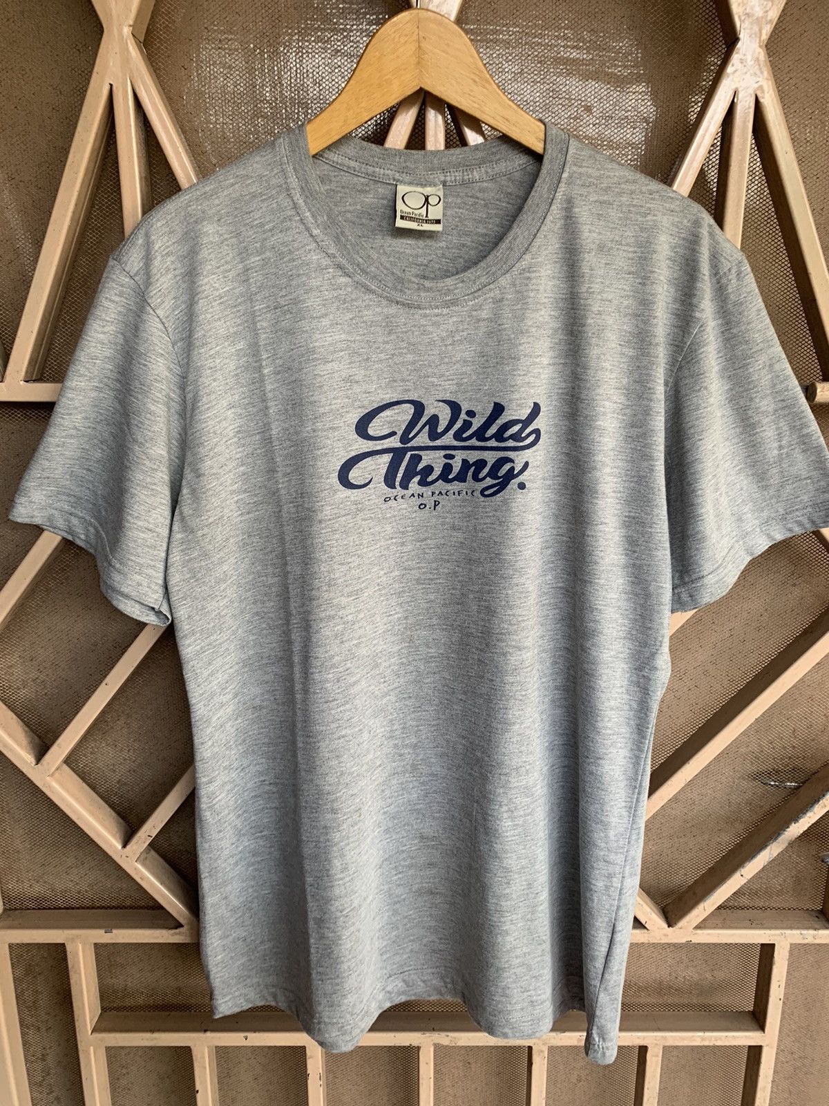 image of Beauty Beast Oceanpacifik Wild Thing Tee in Grey, Men's (Size Large)