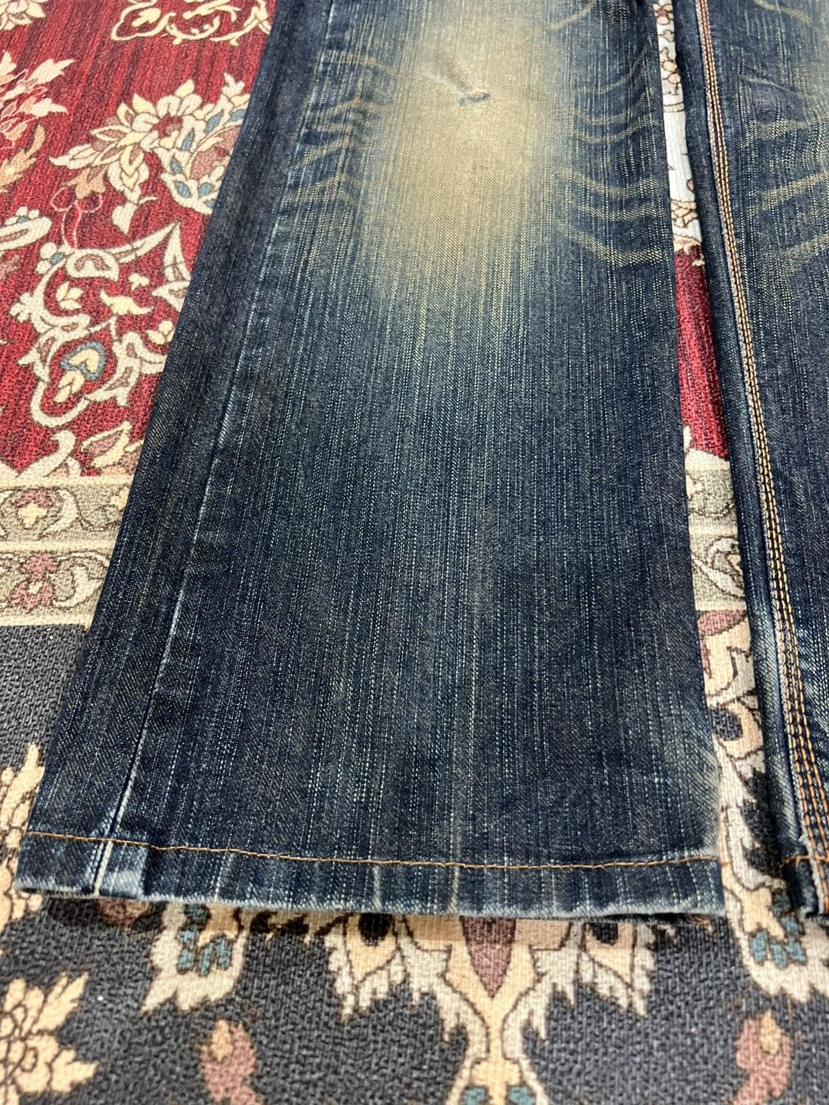 Edwin 💥Flare💥Vintage Edwin XV Exclusive Vintage Distress Jean Size US 32 / EU 48 - 4 Thumbnail