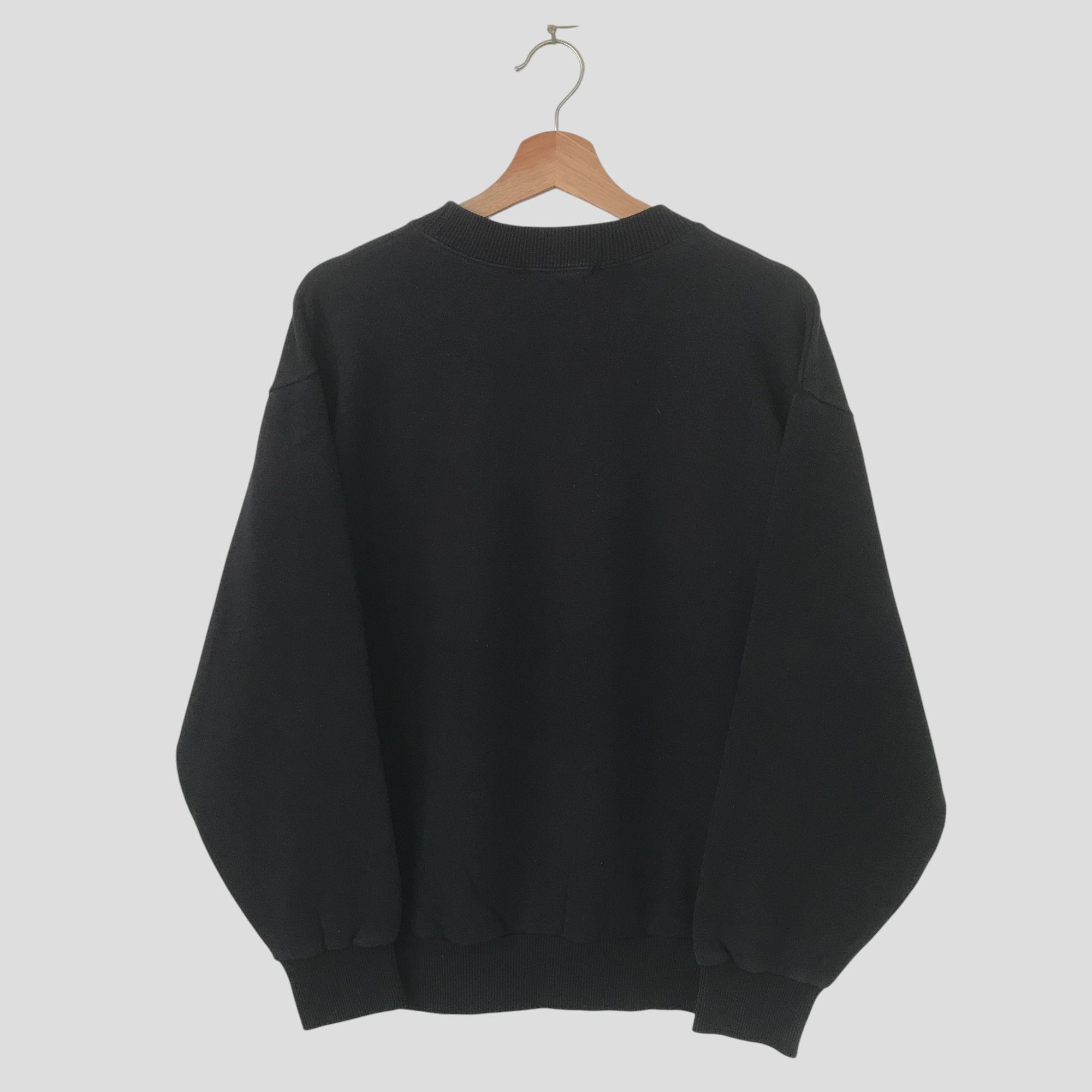 Vintage vintage black sweatshirt - 433 Size US L / EU 52-54 / 3 - 2 Thumbnail
