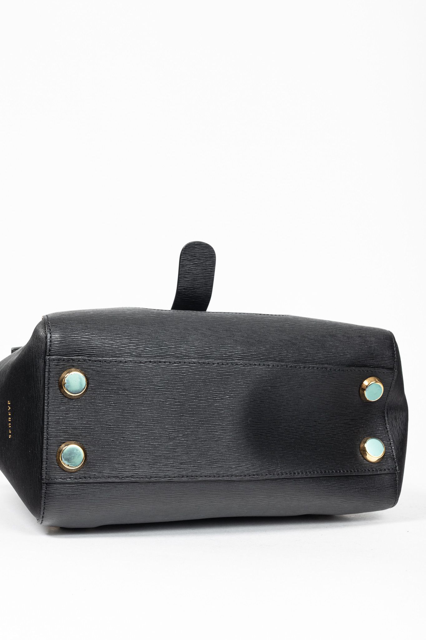 Other Senreve Midi Maestra Black Textured-Leather Backpack Size ONE SIZE - 5 Thumbnail