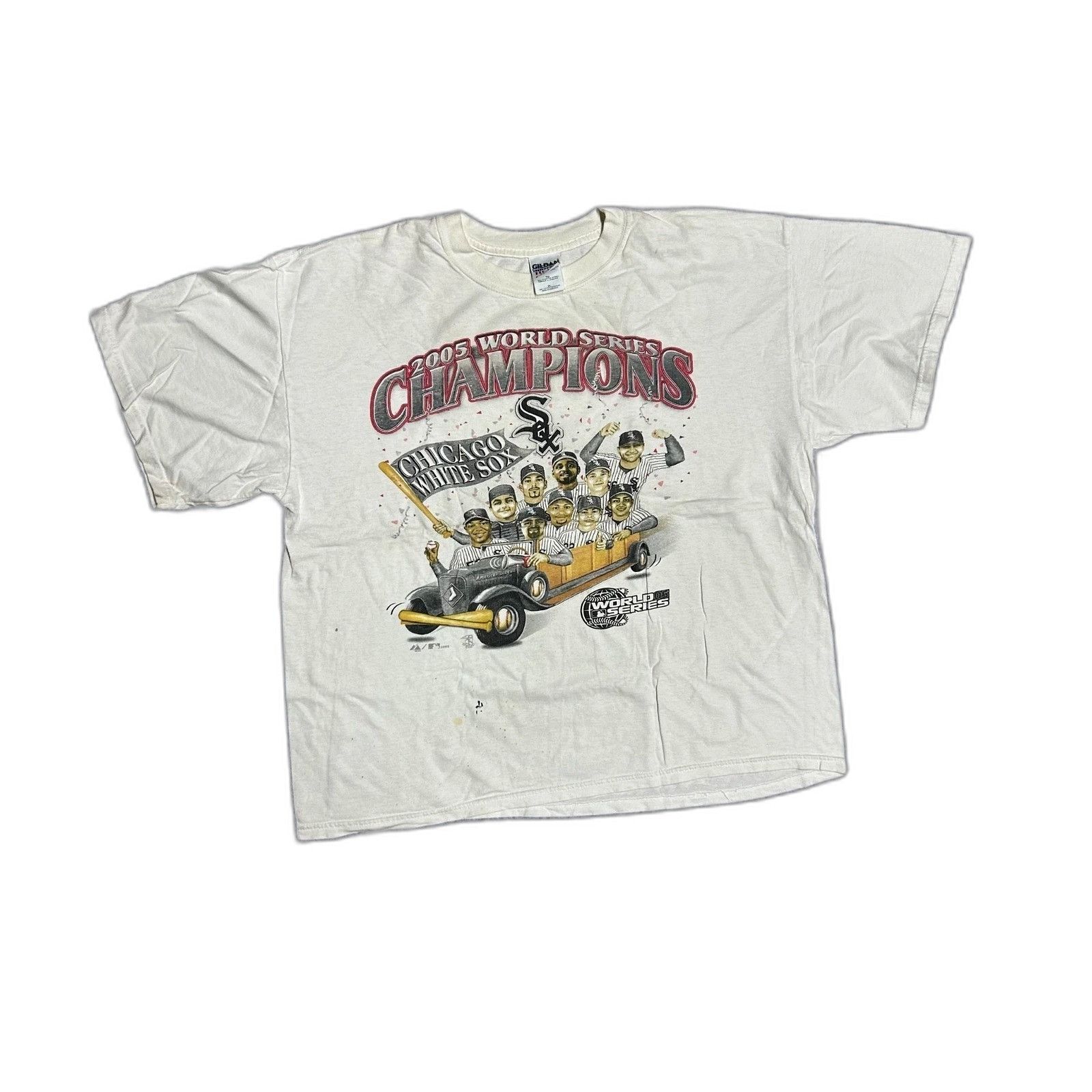 Lee Vintage 2005 MLB White Sox World Series Shirt Preloved XL Size US XL / EU 56 / 4 - 1 Thumbnail
