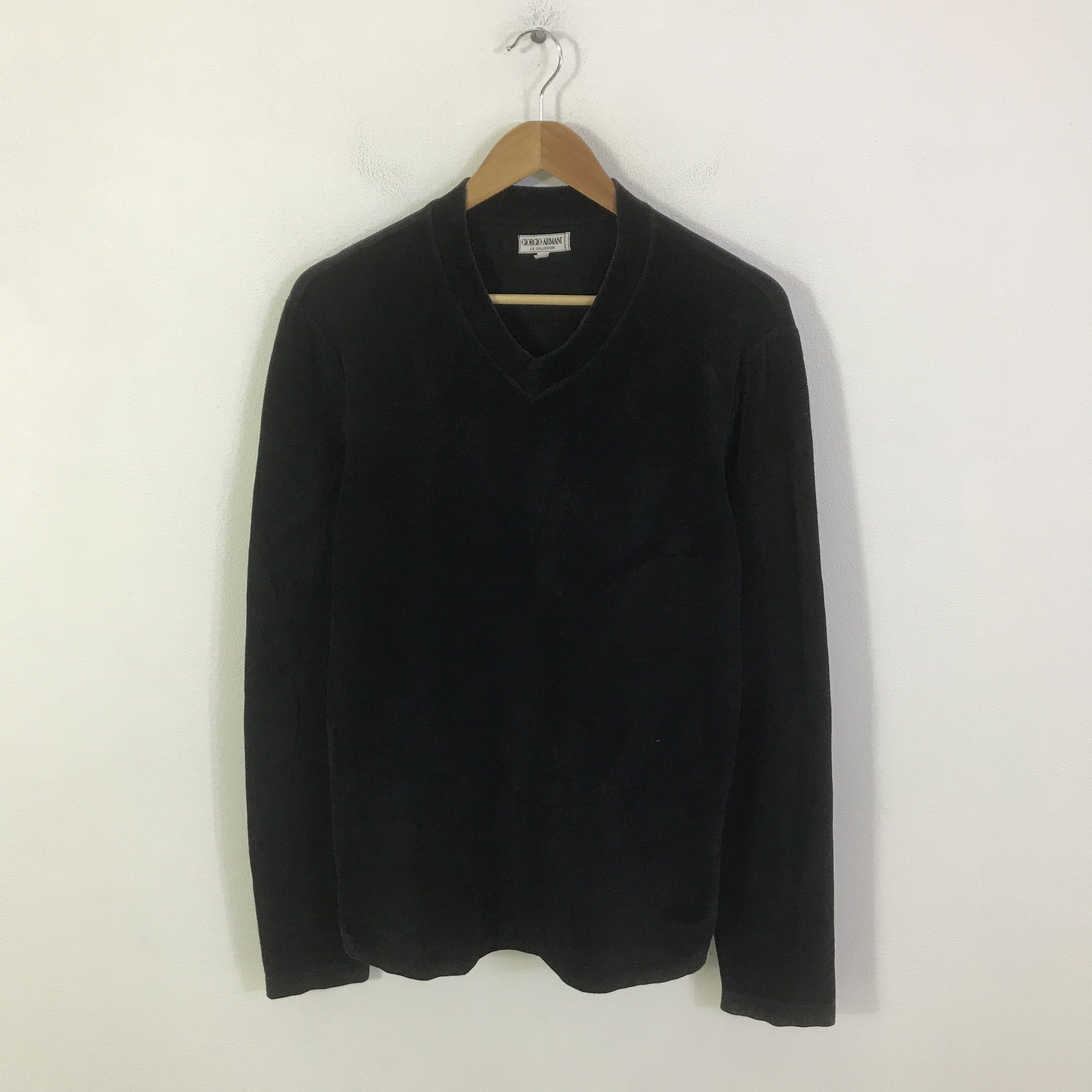 Giorgio Armani Vtg giorgio armani long sleeve t-shirt K117B28 Size US L / EU 52-54 / 3 - 1 Thumbnail