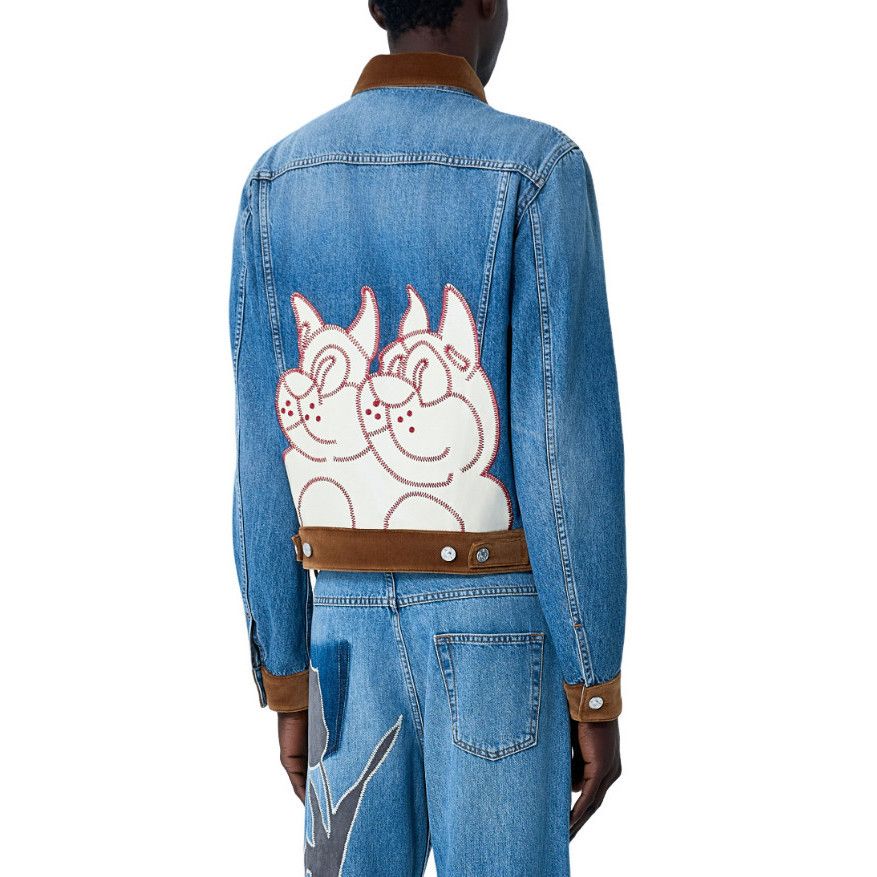 Marni MARNI Blue Denim Jacket New & Authentic (Men's size:M;) Size US M / EU 48-50 / 2 - 2 Thumbnail