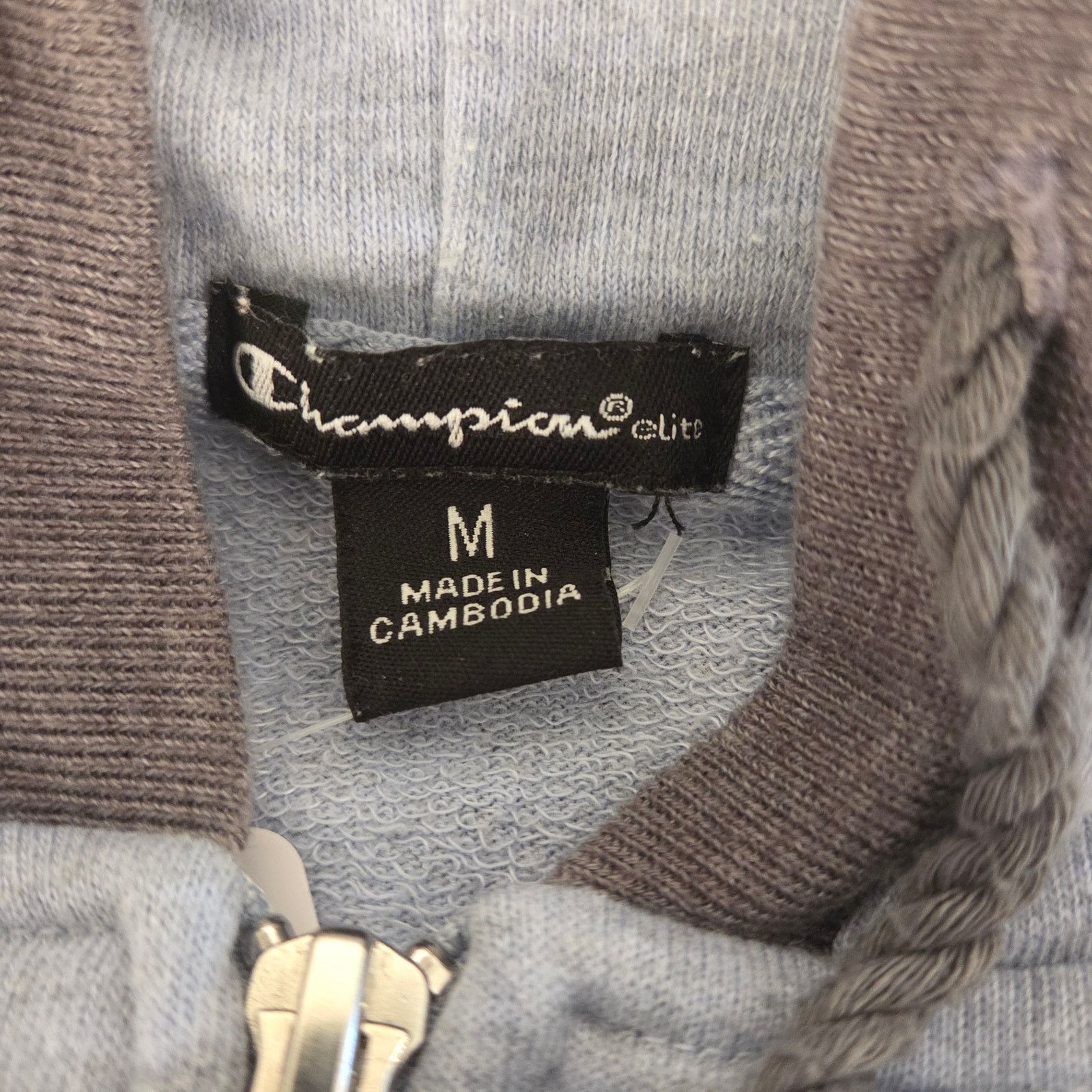 Champion Champion Elite Grey Hoodie - Medium - Women's Size M / US 6-8 / IT 42-44 - 5 Thumbnail