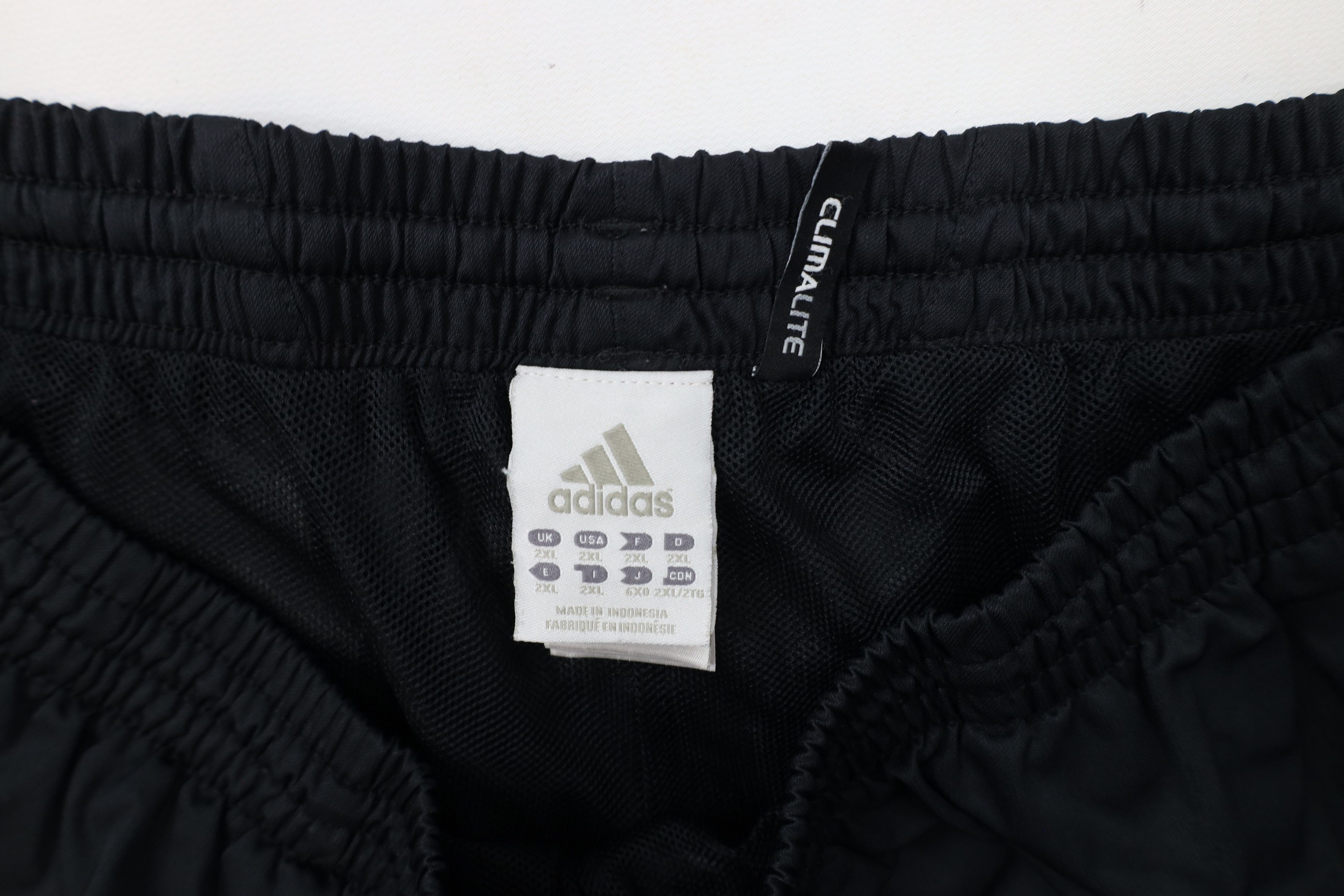 Adidas Vintage Y2K Adidas Lined Wide Leg Windbreaker Pants Black Size US 40 / EU 56 - 8 Thumbnail