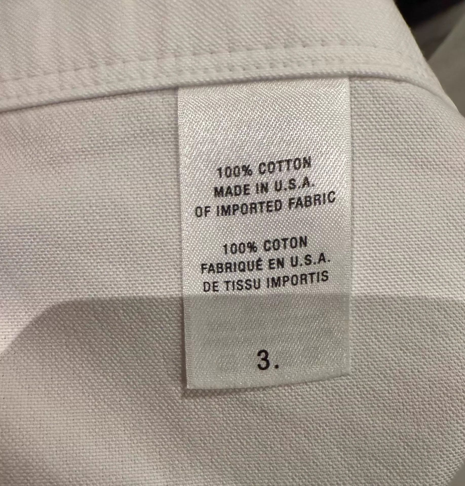 Thom Browne Thom Browne Classic Tri-Color White Oxford Shirt Size 3 Size US L / EU 52-54 / 3 - 5 Thumbnail