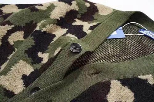 Other Camo Knit Cardigan Sweater Size US M / EU 48-50 / 2 - 3 Thumbnail