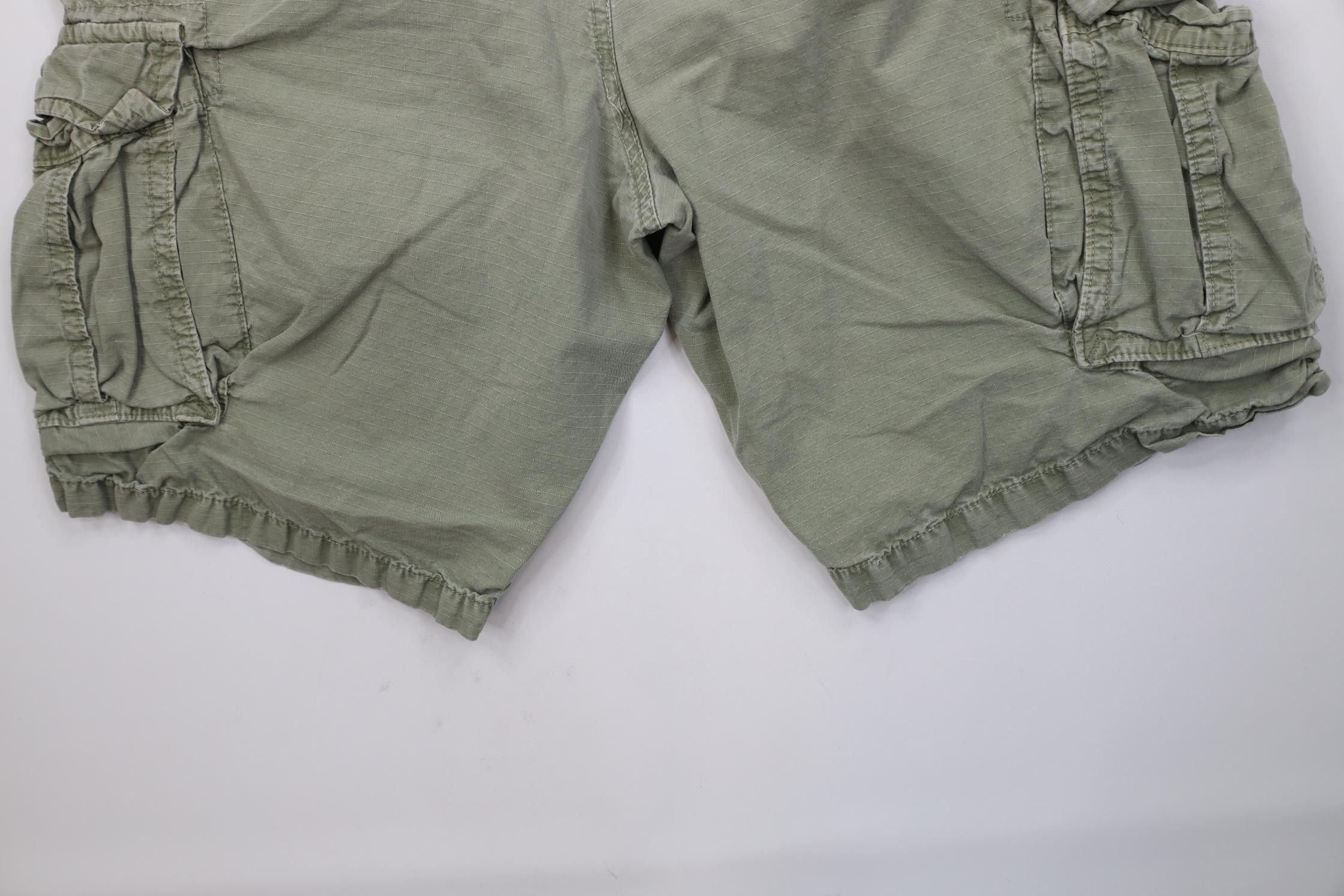 American Eagle Outfitters Vintage Y2K American Eagle Outfitters Ripstop Cargo Shorts Size US 38 / EU 54 - 12 Thumbnail