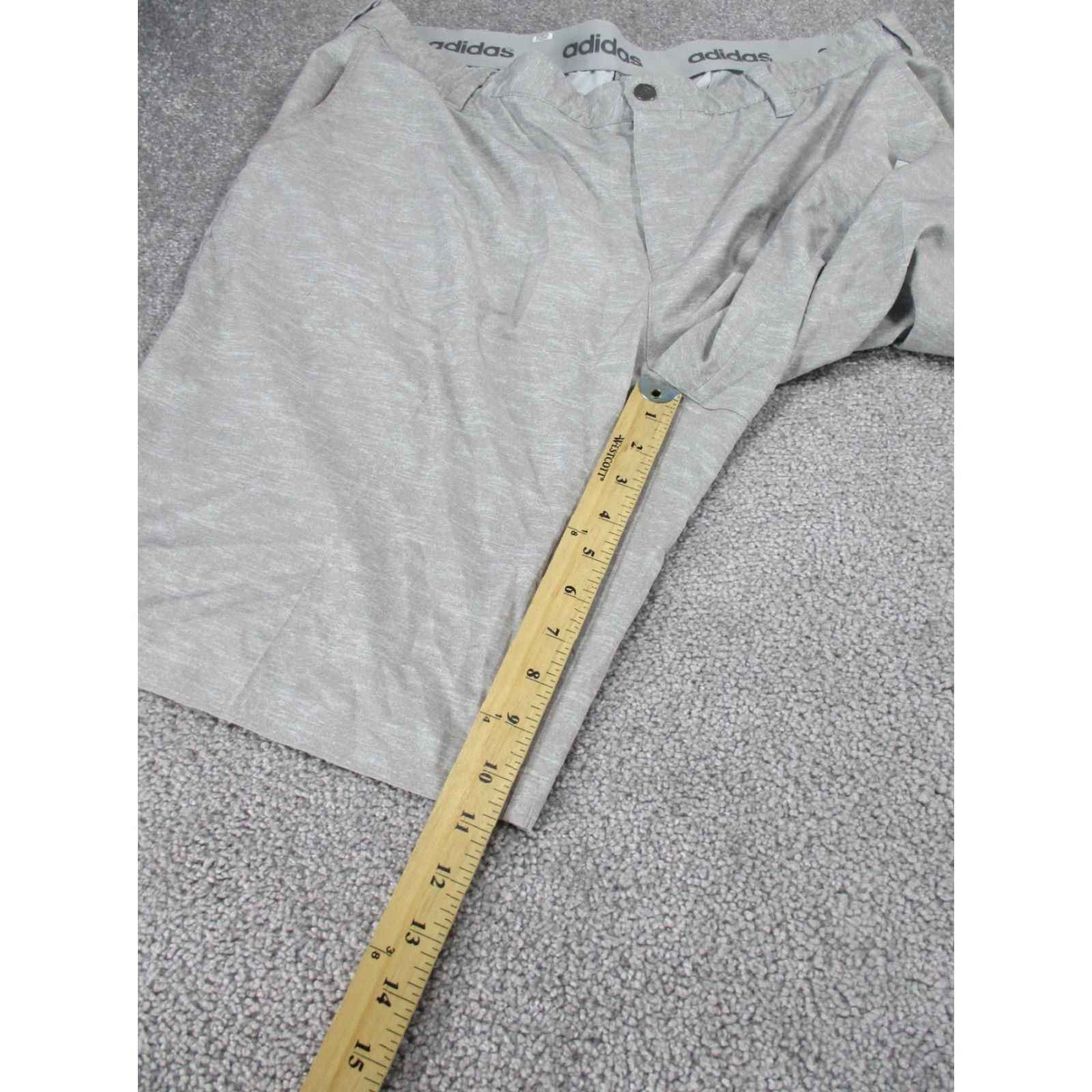 Adidas Adidas Shorts Mens 40 Gray Lightweight Golf Chino Sports Preppy 90s Mens Size US 40 / EU 56 - 4 Thumbnail