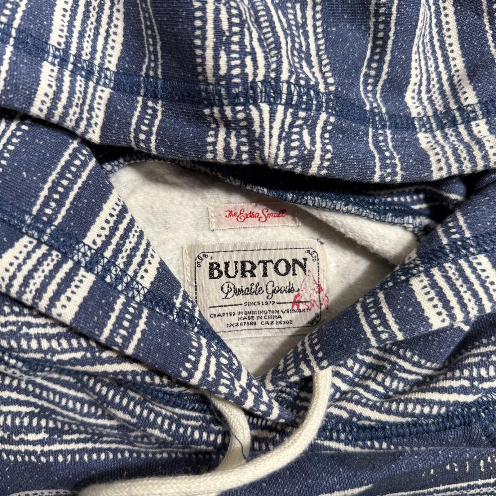 Burton Burton Women's Striped Pattern Pullover Hoodie Size XS / US 0-2 / IT 36-38 - 3 Thumbnail