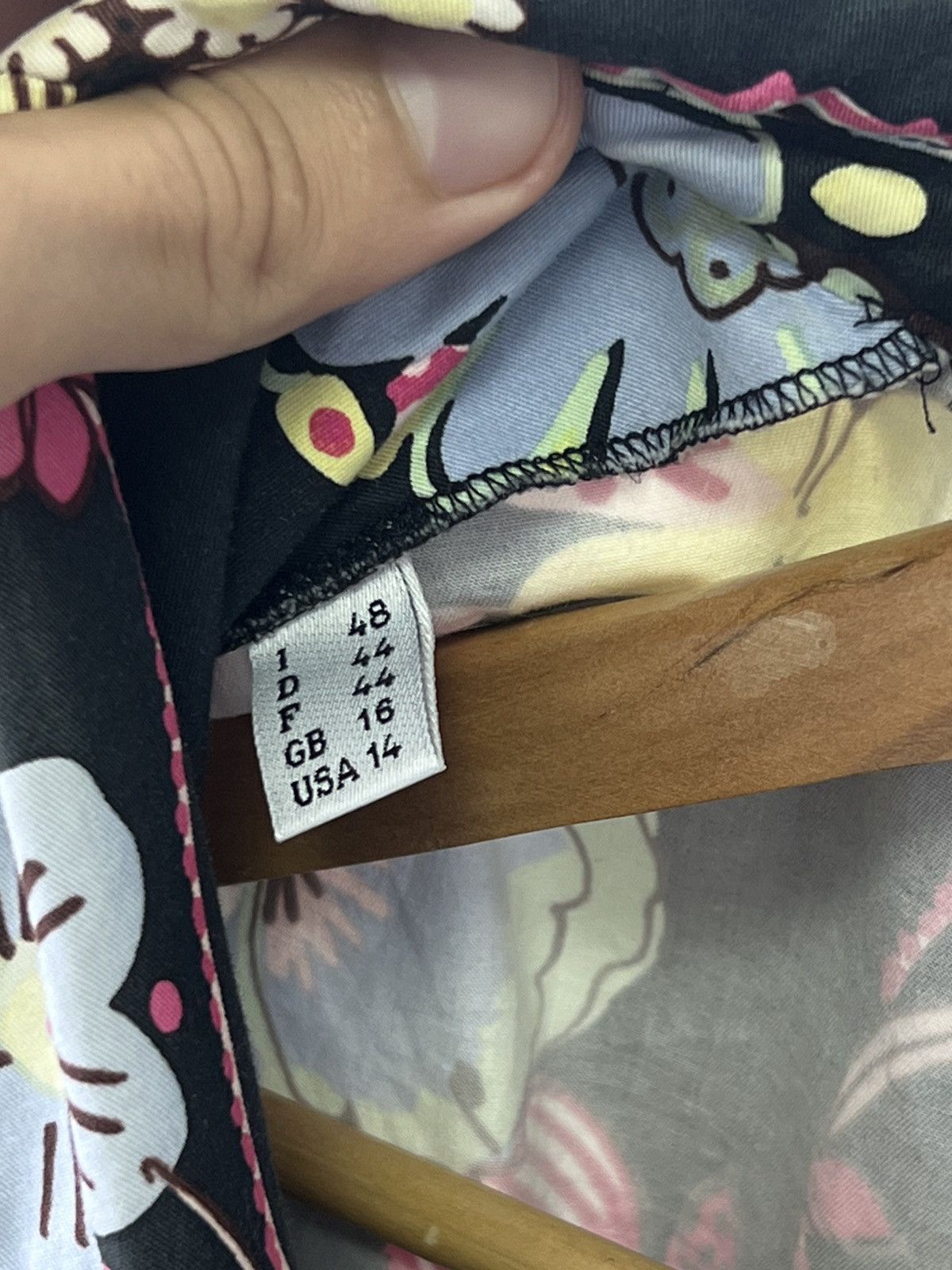 Moschino Moschino Cheapandchic Flower Black Blazer By Moschino Size XL / US 12-14 / IT 48-50 - 7 Thumbnail