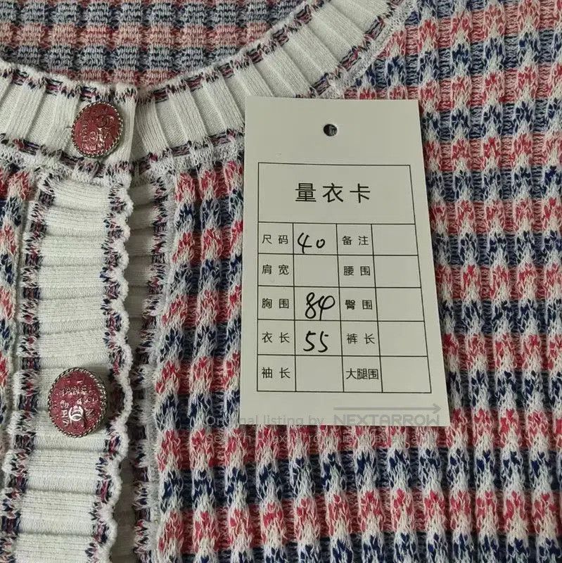 Chanel Chanel Pink Wool Women's Cardigan . Size L / US 10 / IT 46 - 6 Thumbnail