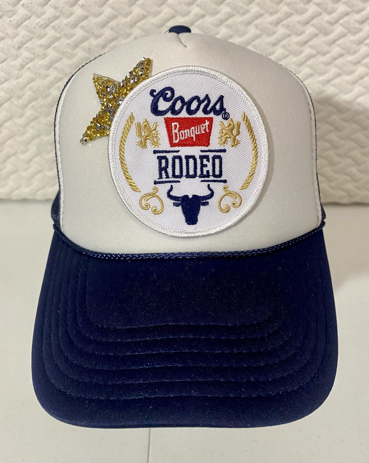 Otto Coors Lone Rhinestone Star Rodeo Trucker Cap Snapback OS LN Size ONE SIZE - 1 Thumbnail